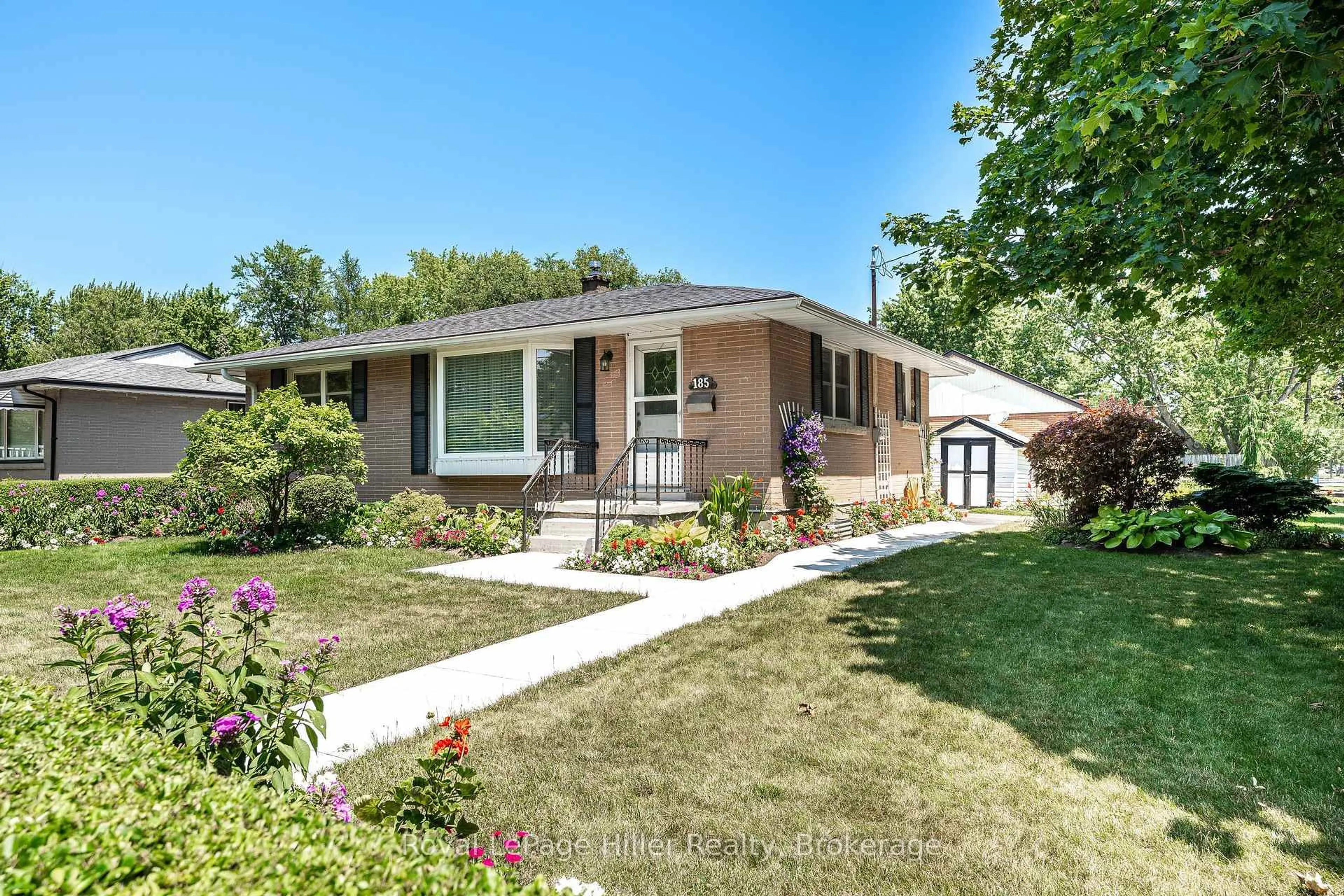 Home with brick exterior material, street for 185 Strachan St, Stratford Ontario N5A 2B4