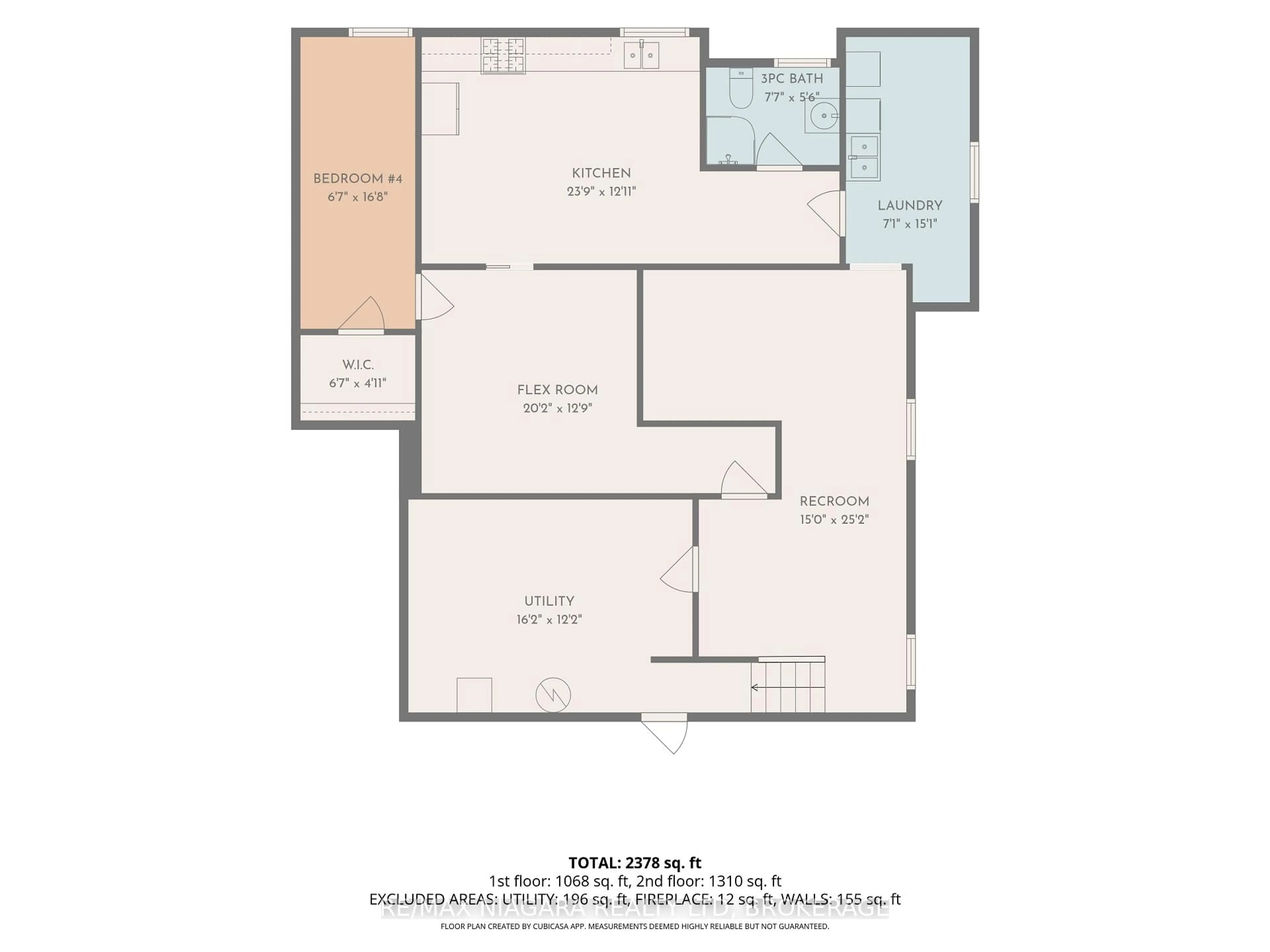 Floor plan for 84 Second St, Welland Ontario L3B 4T6