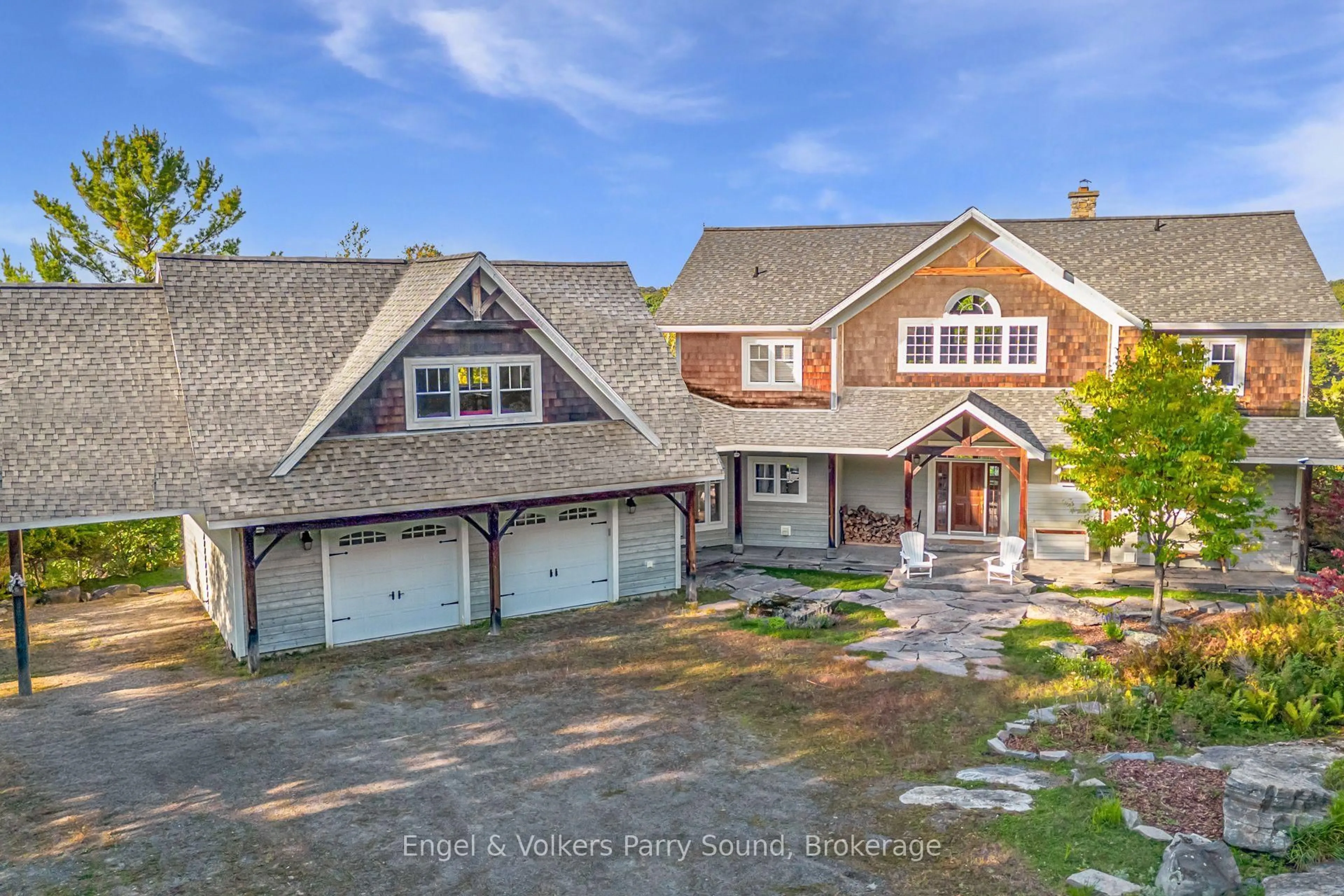 A pic from outside/outdoor area/front of a property/back of a property/a pic from drone, unknown for 22 Beacon Point Dr, Carling Ontario P0G 1G0