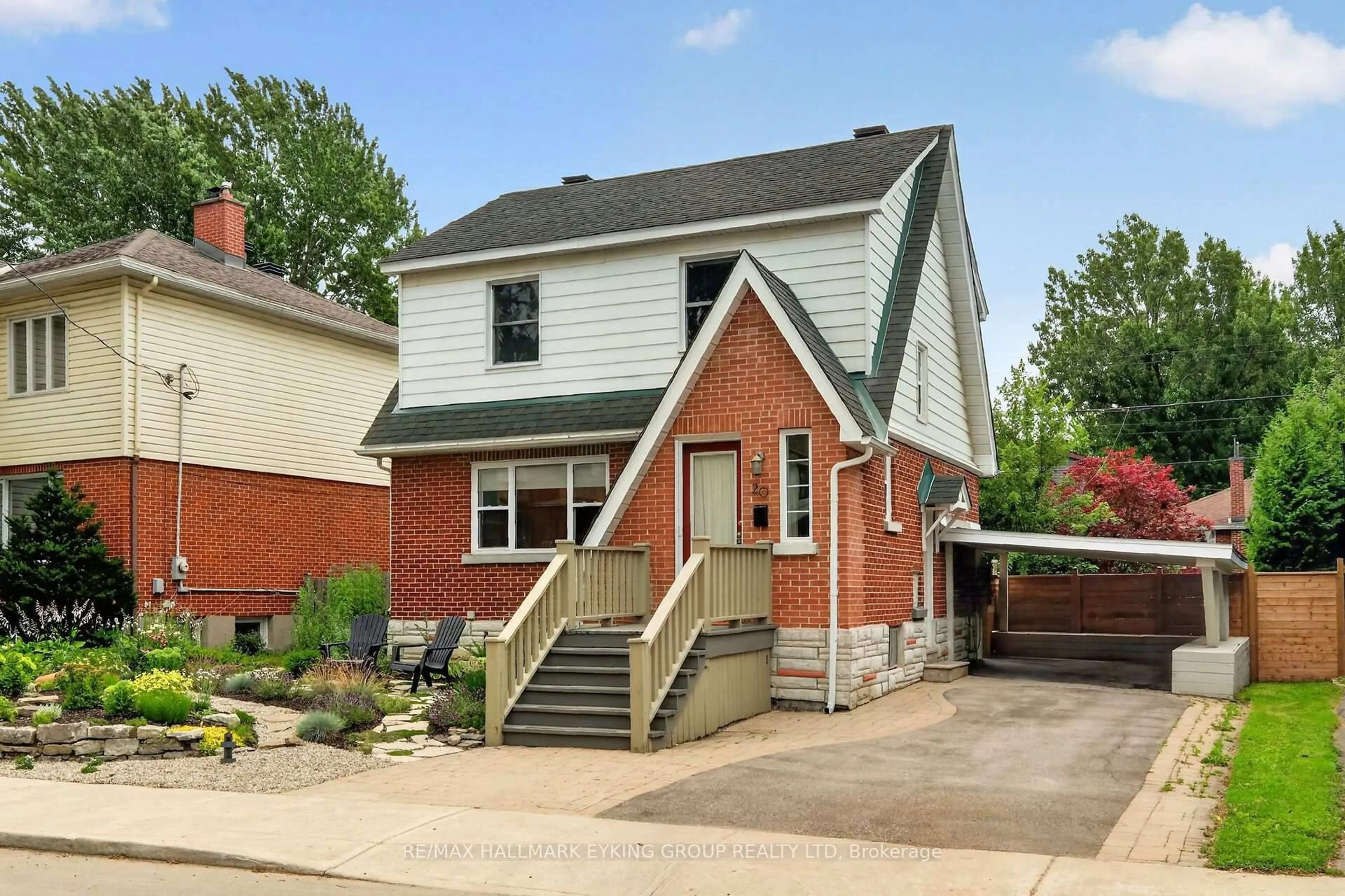 Home with brick exterior material, street for 20 Belgrave Rd, Ottawa Ontario K1S 0M1