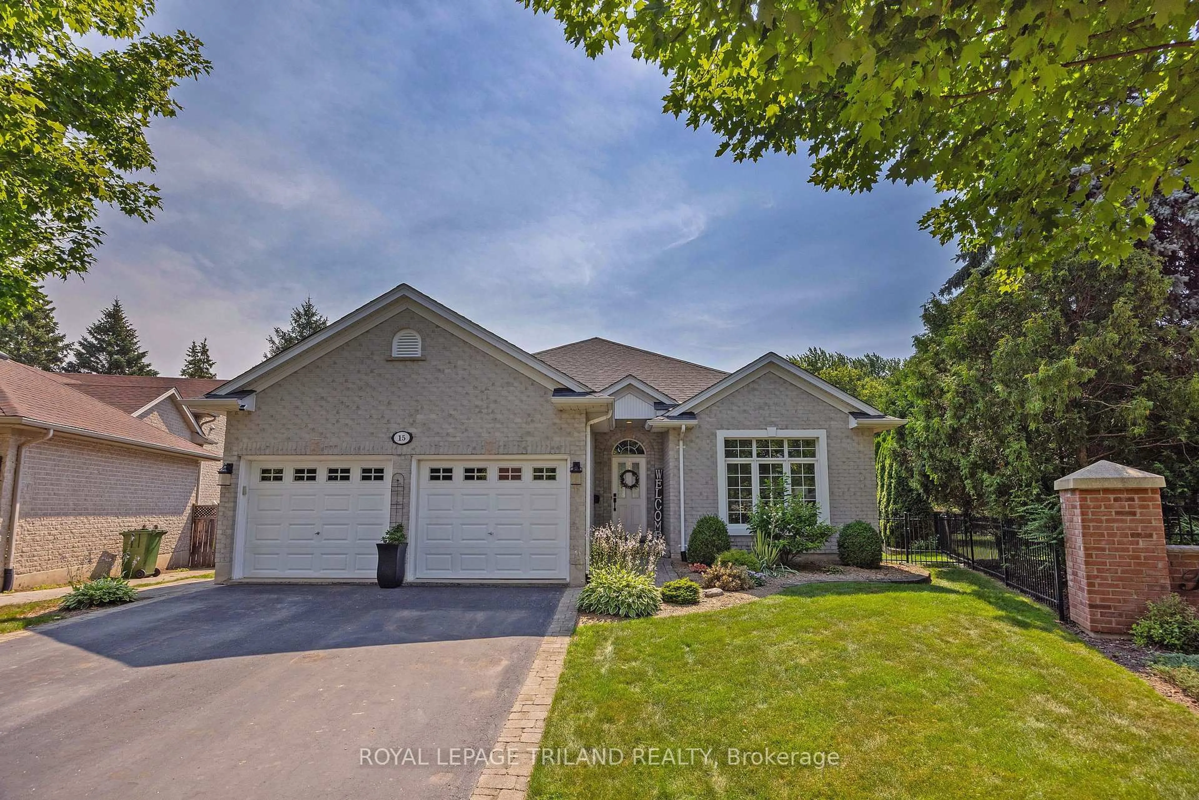 Home with brick exterior material, street for 15 Augusta Cres, St. Thomas Ontario N5R 6J8