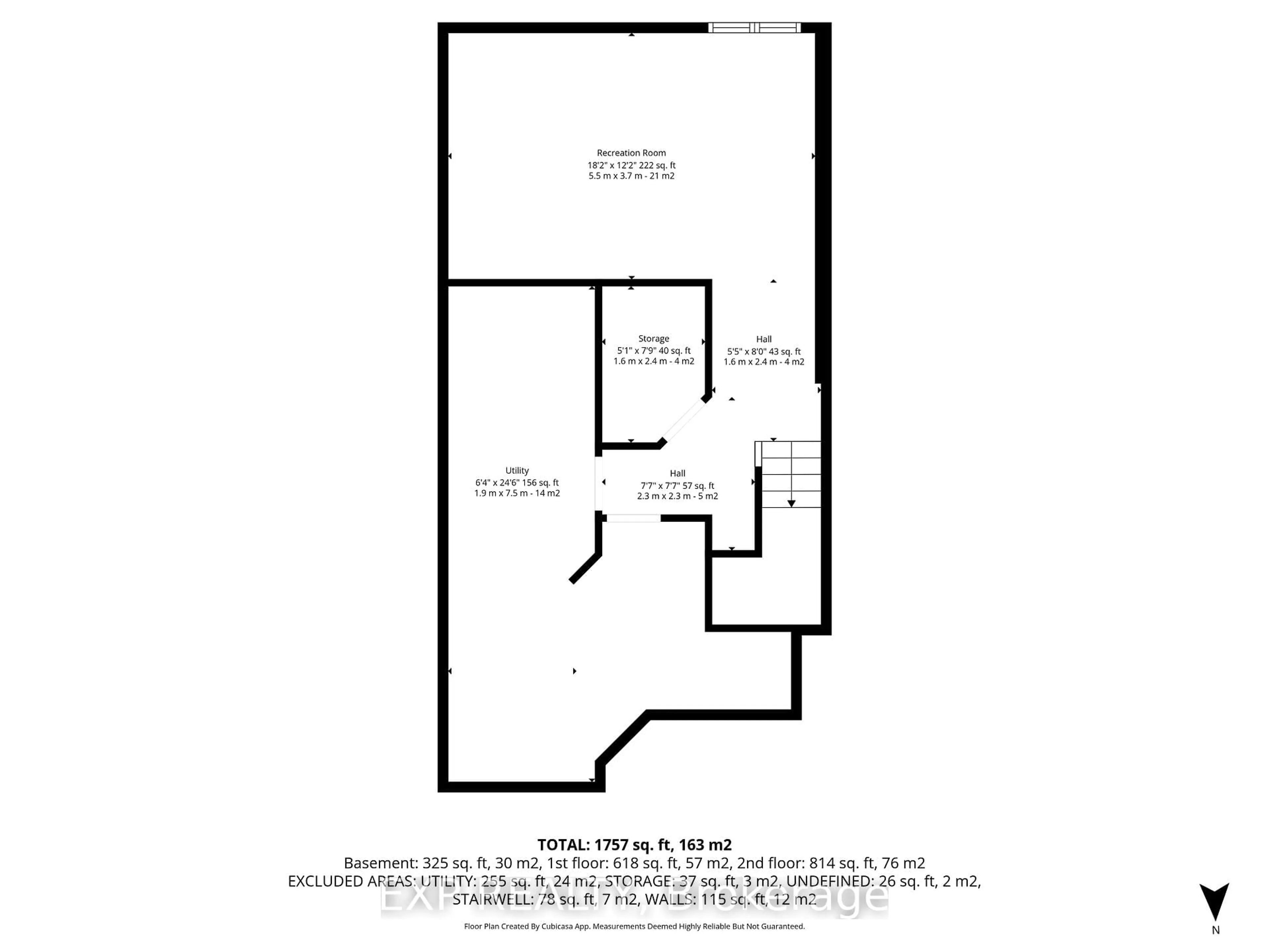 Floor plan for 605 Tennant Way, Ottawa Ontario K4M 0C6