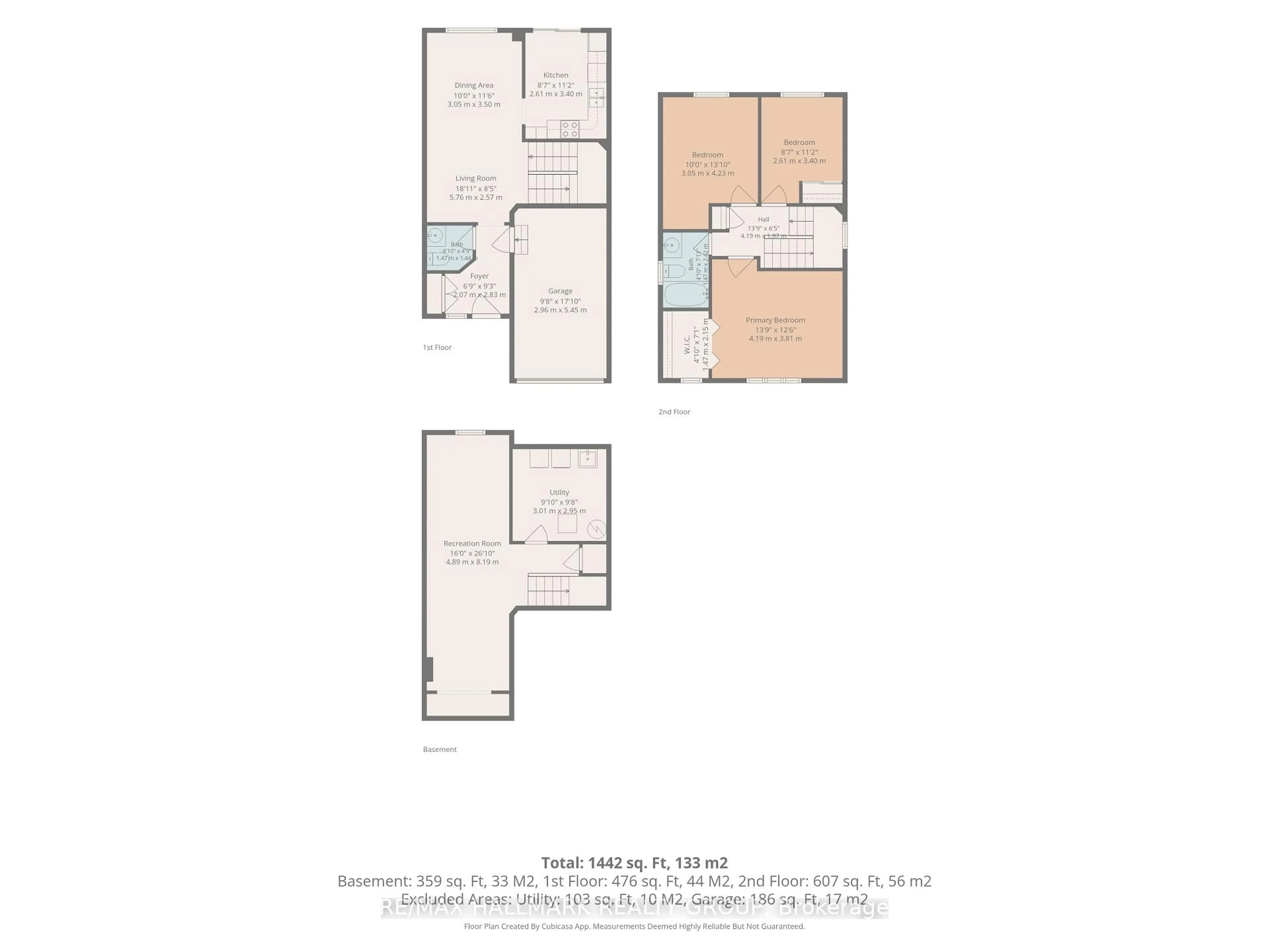 Floor plan for 1493 Launay Ave, Ottawa Ontario K4A 3S1