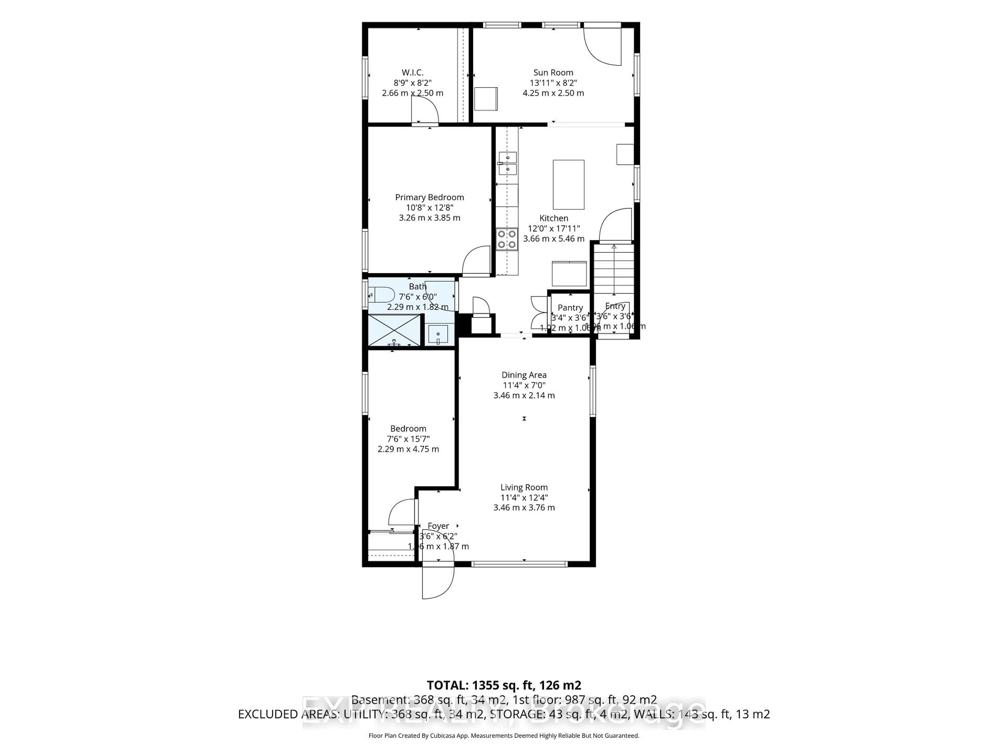 Floor plan for 735 Dunn Ave, Hamilton Ontario L8H 6M7