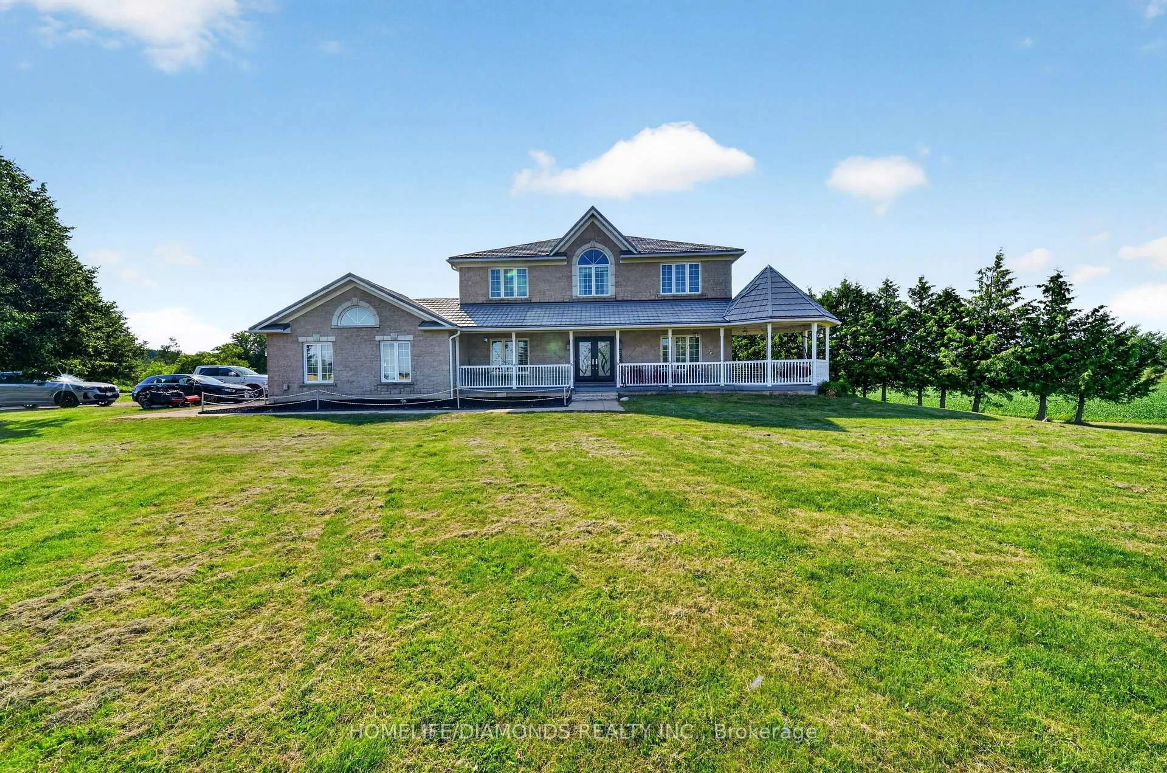 A pic from outside/outdoor area/front of a property/back of a property/a pic from drone, unknown for 281367 CONCESSION 4-5 Rd, East Luther Grand Valley Ontario L0N 1G0