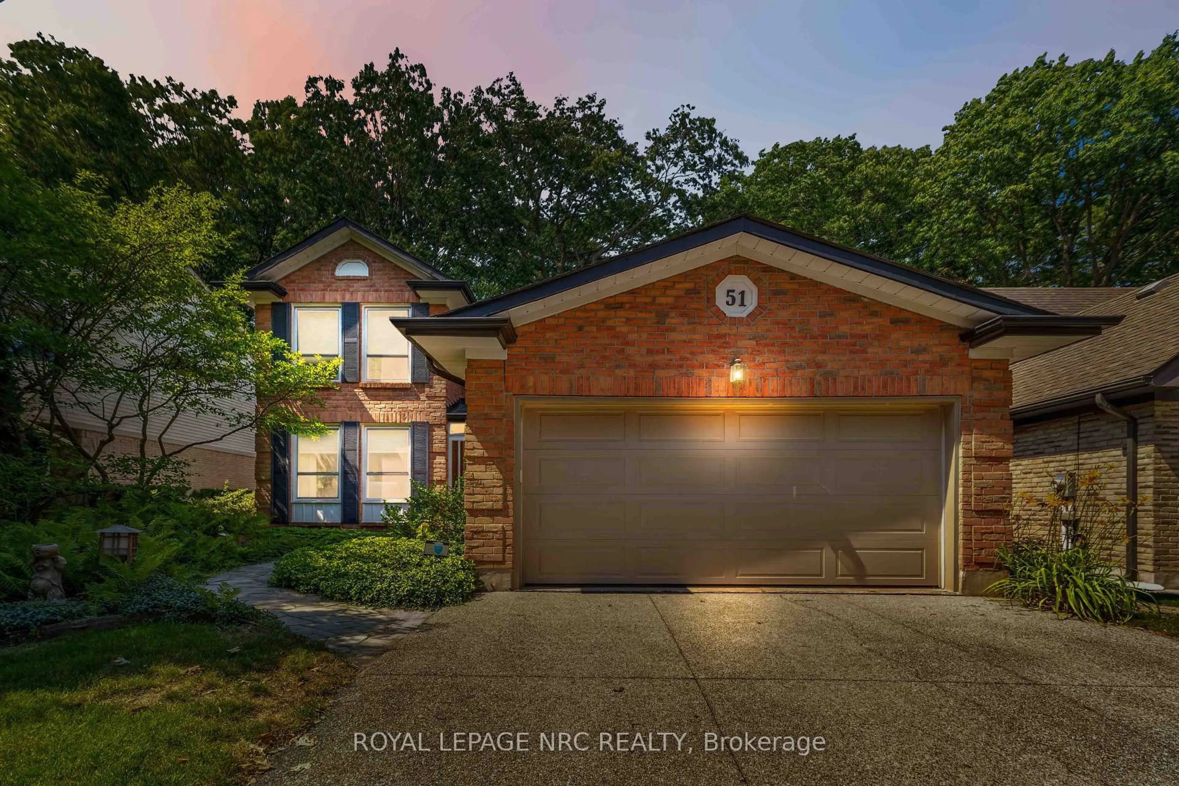Home with brick exterior material, street for 51 Forestview Dr, Hamilton Ontario L9H 6M7