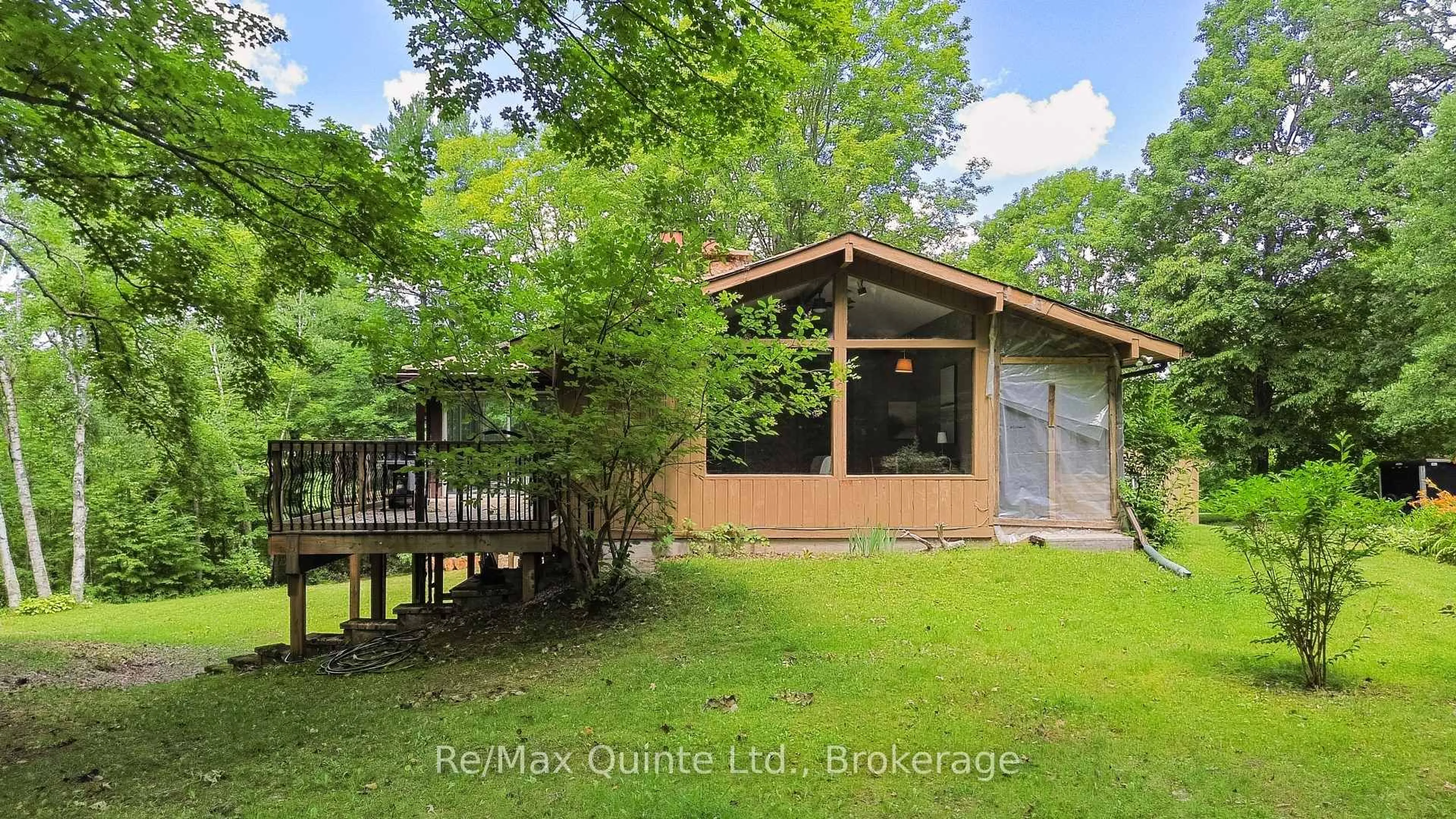 A pic from outside/outdoor area/front of a property/back of a property/a pic from drone, water/lake/river/ocean view for 35 Concession Road 11, Trent Hills Ontario K0L 1Y0