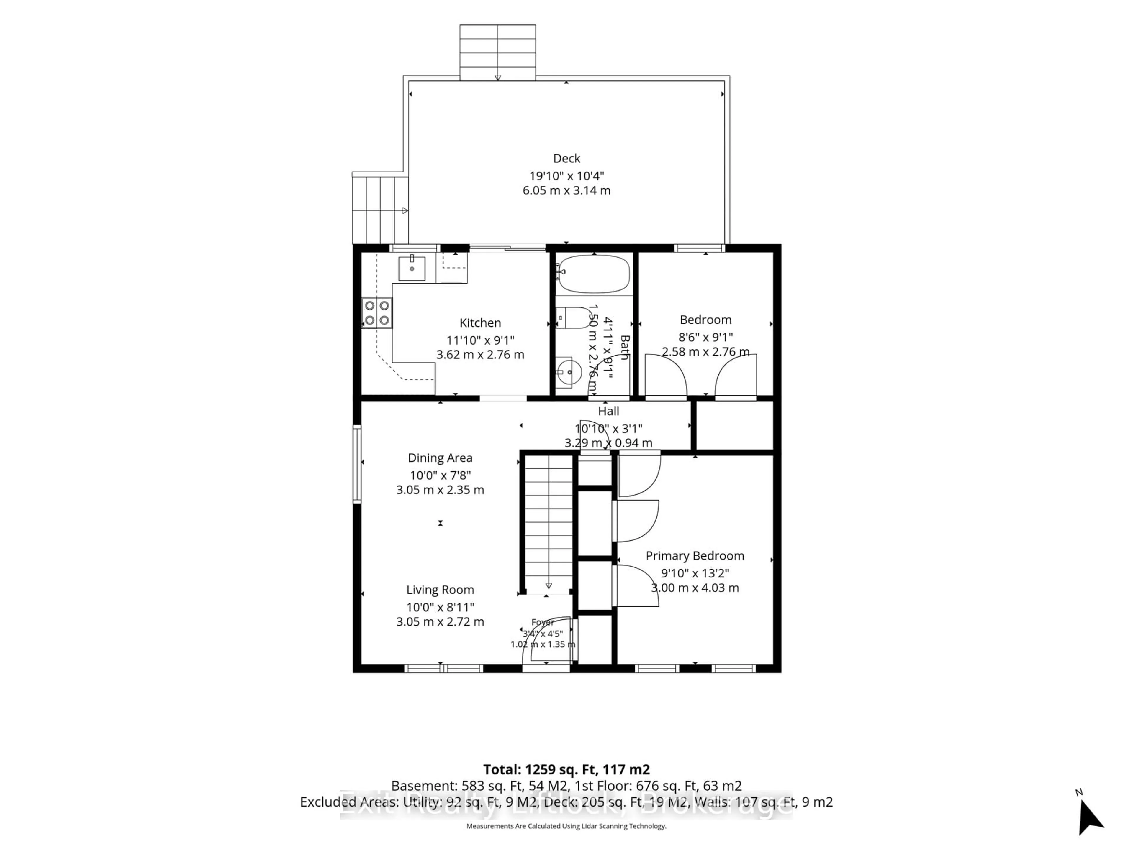 Floor plan for 202 Milroy Dr, Peterborough Ontario K9H 7M8