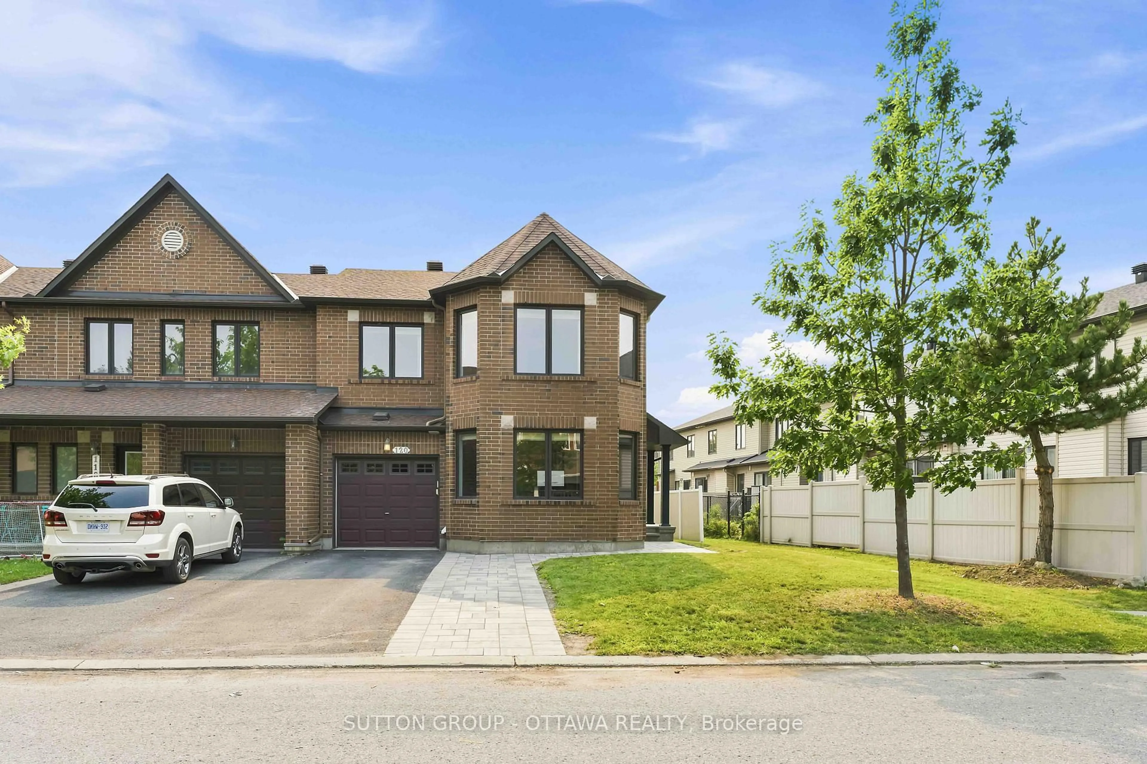 Home with brick exterior material, street for 120 Dunforest Terr, Ottawa Ontario K2J 3V1