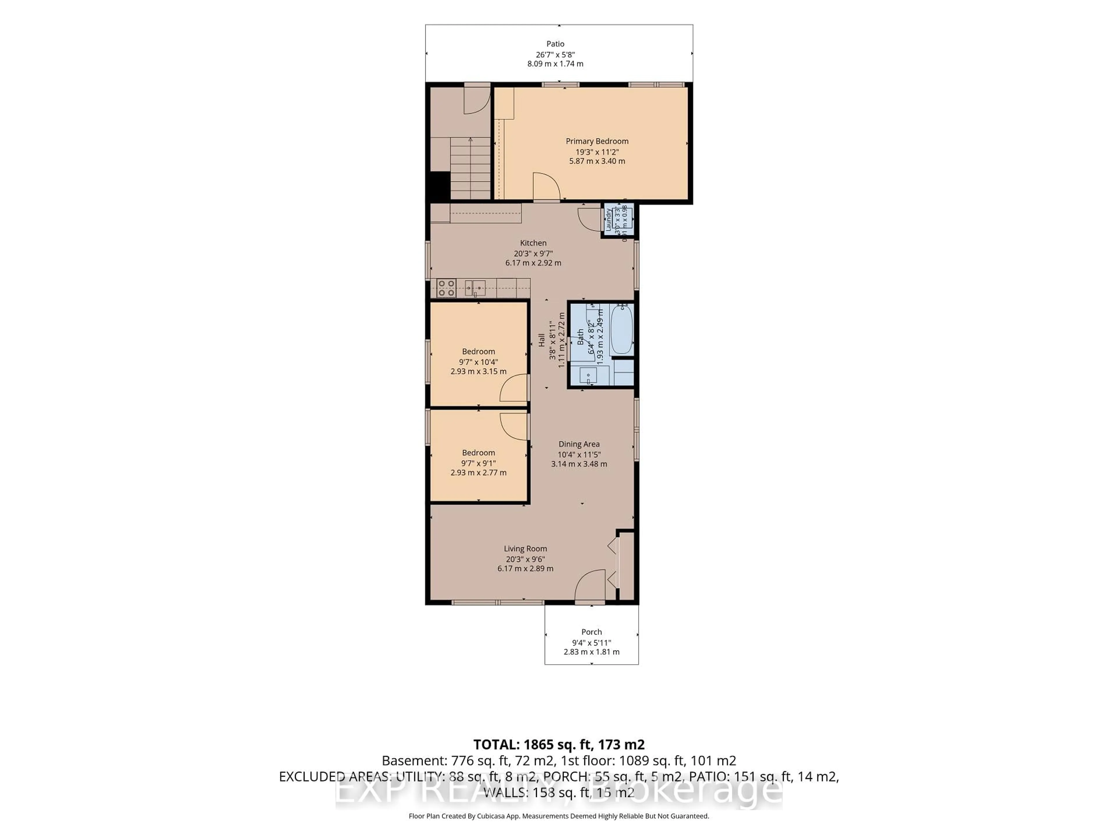 Floor plan for 121 Mount Pleasant Ave, London North Ontario N6H 1E1
