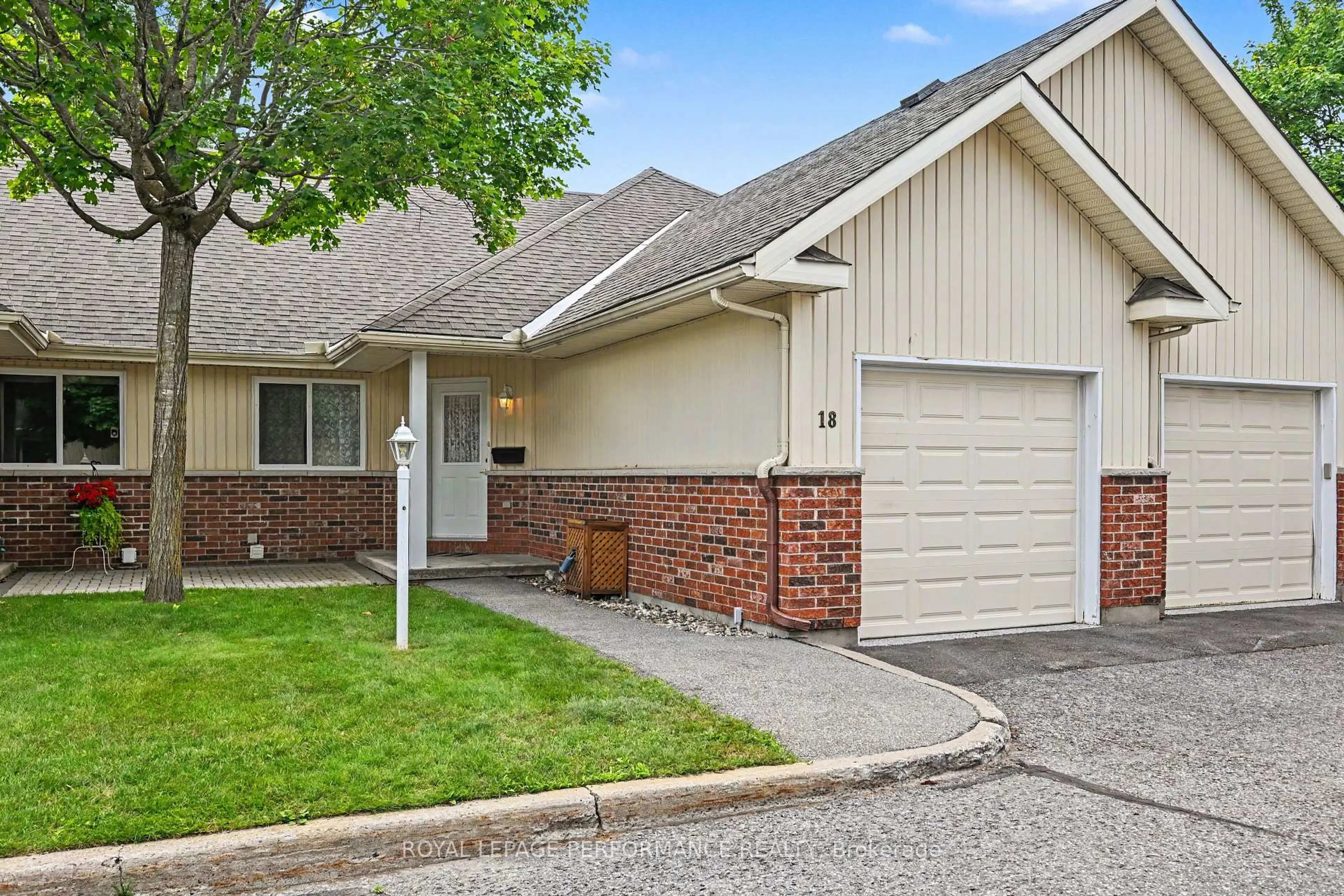 Home with vinyl exterior material, street for 18 Daphne Cres, Ottawa Ontario K2S 1Y1