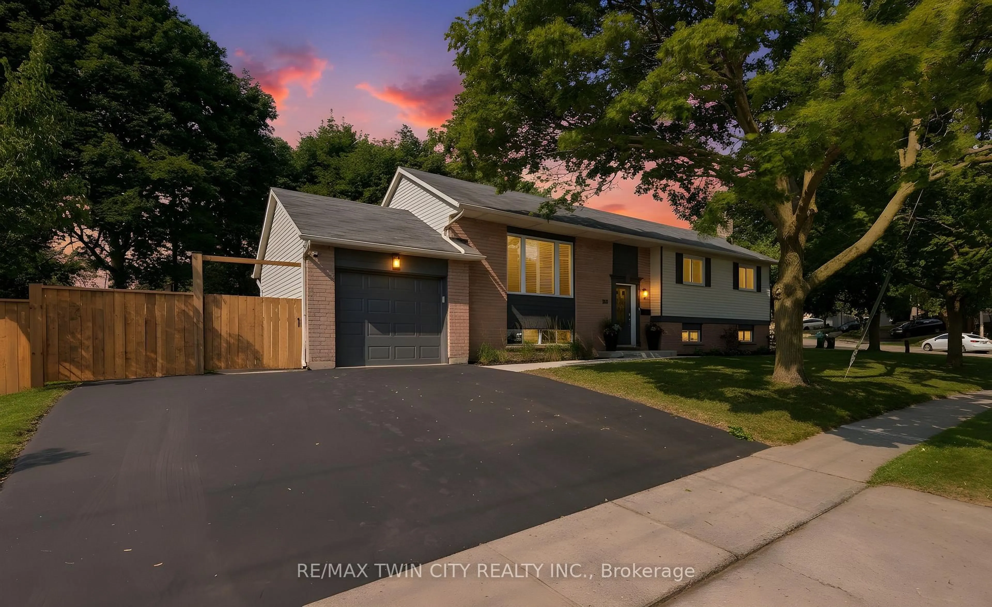 Home with brick exterior material, street for 383 Grand Ridge Dr, Cambridge Ontario N1S 4A8
