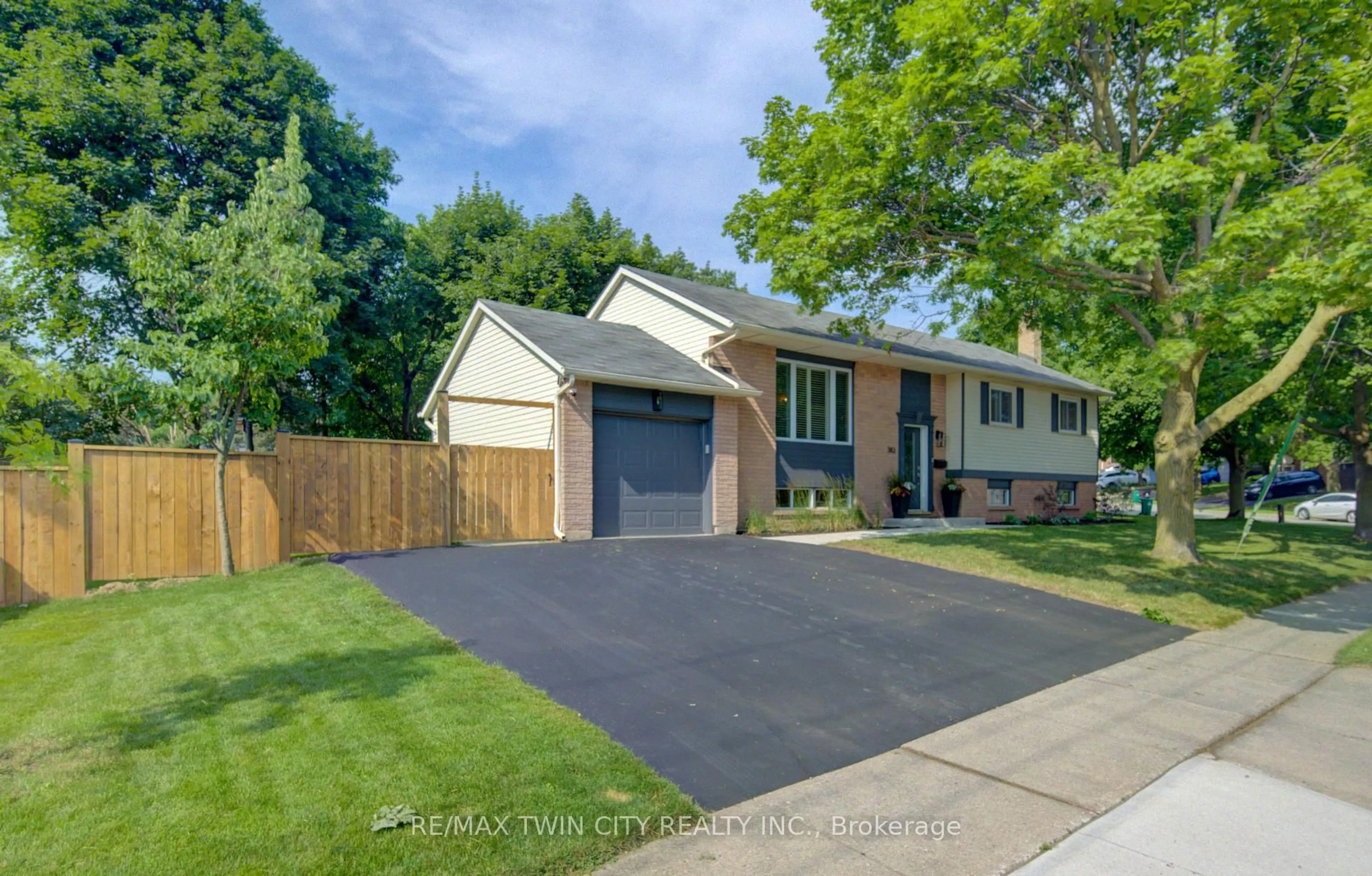 Home with brick exterior material, street for 383 Grand Ridge Dr, Cambridge Ontario N1S 4A8