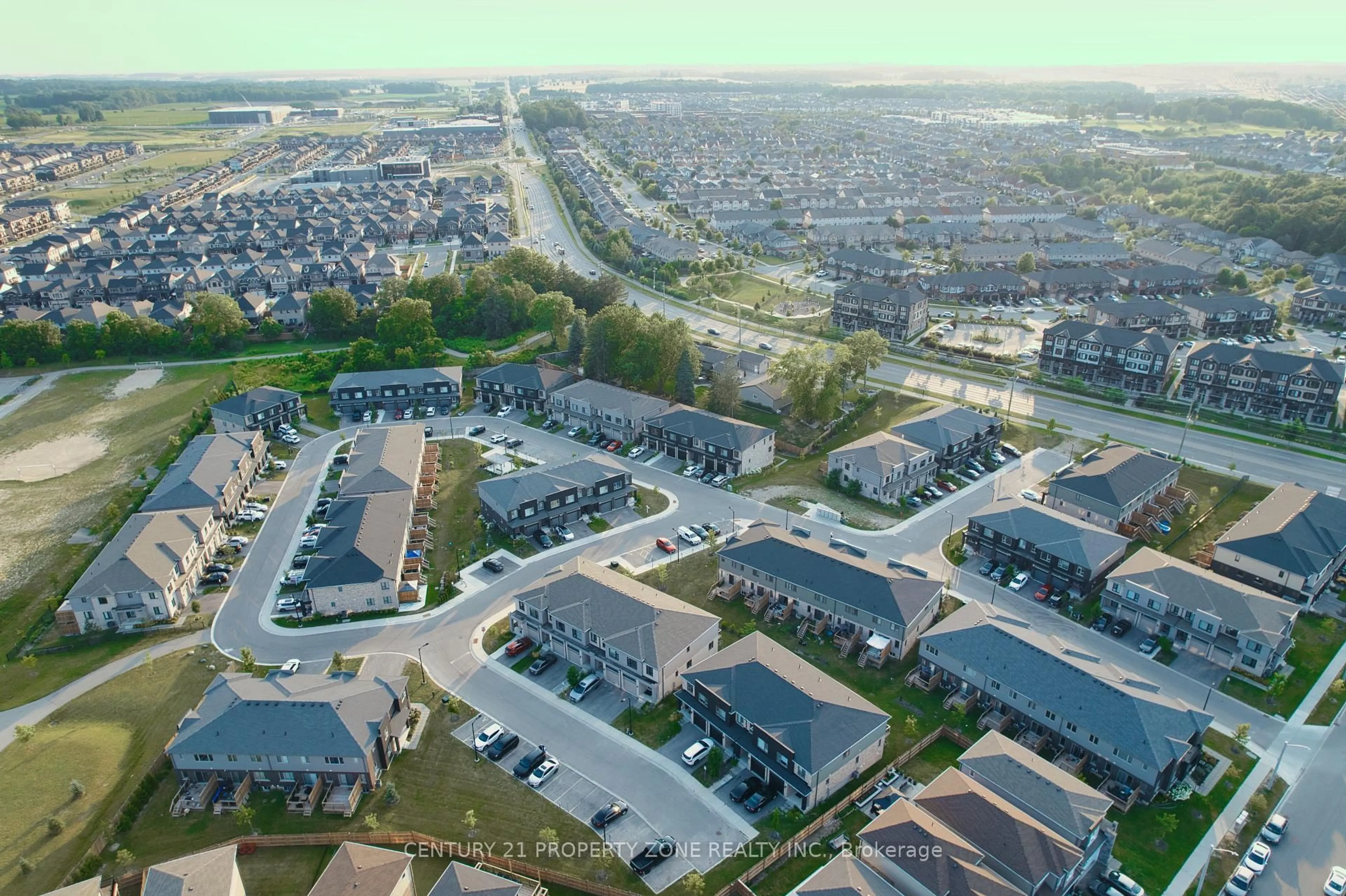 A pic from outside/outdoor area/front of a property/back of a property/a pic from drone, street for 11 Shedrow Pl, Kitchener Ontario N2R 0R8