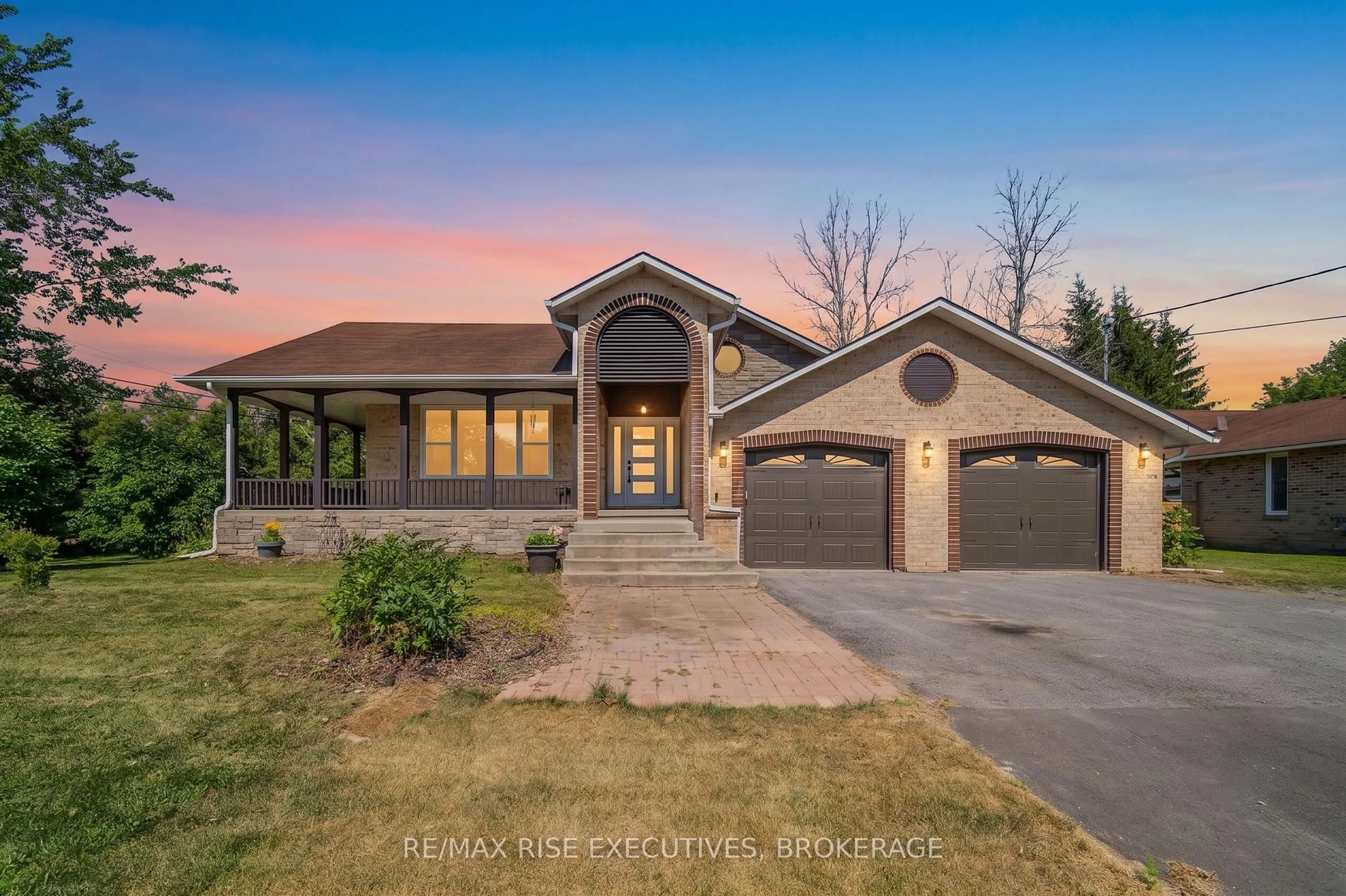 Home with brick exterior material, unknown for 2 Creighton Dr, Bissett Creek Ontario K0H 2H0