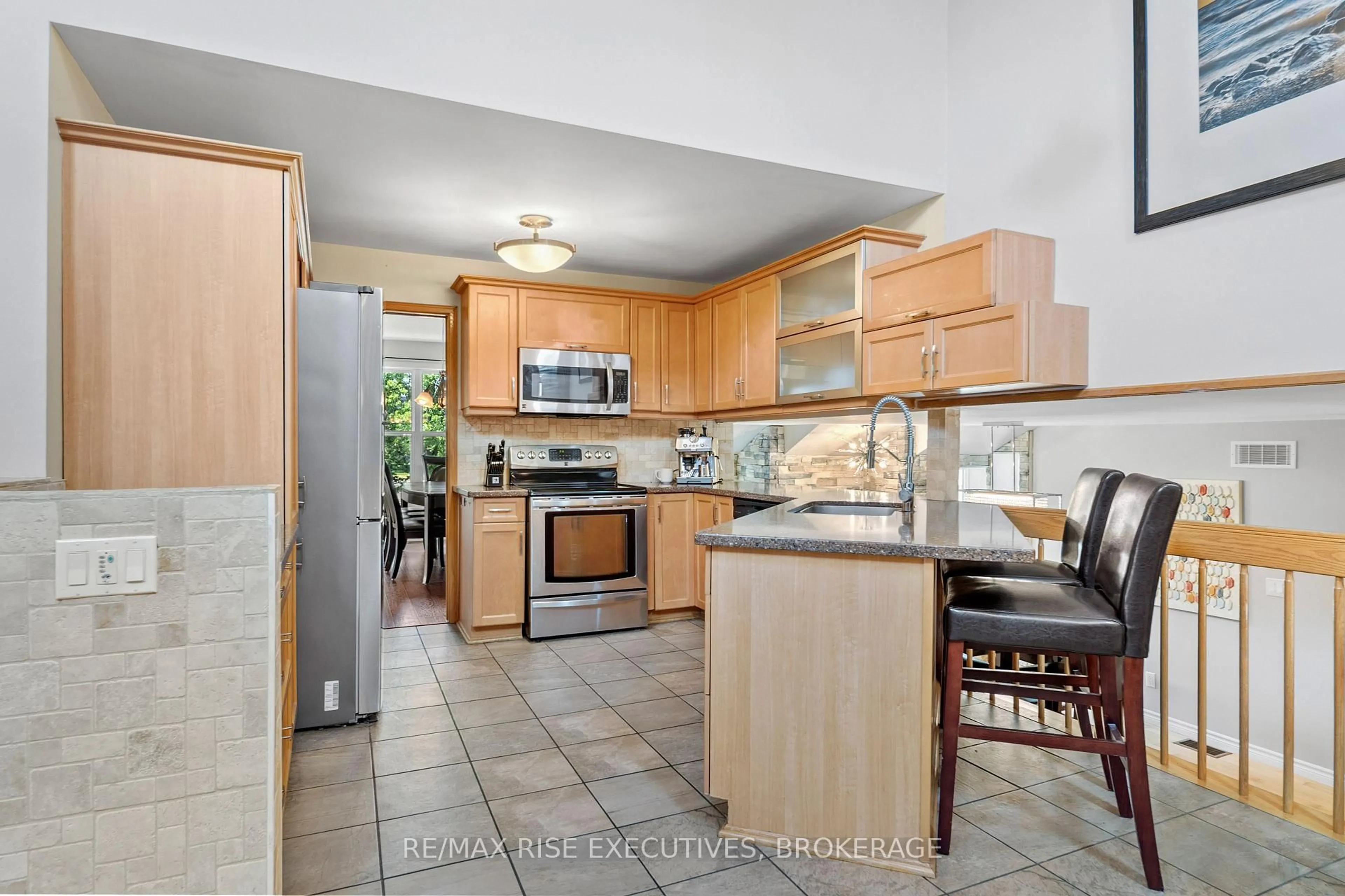 Standard kitchen, ceramic/tile floor for 2 Creighton Dr, Bissett Creek Ontario K0H 2H0