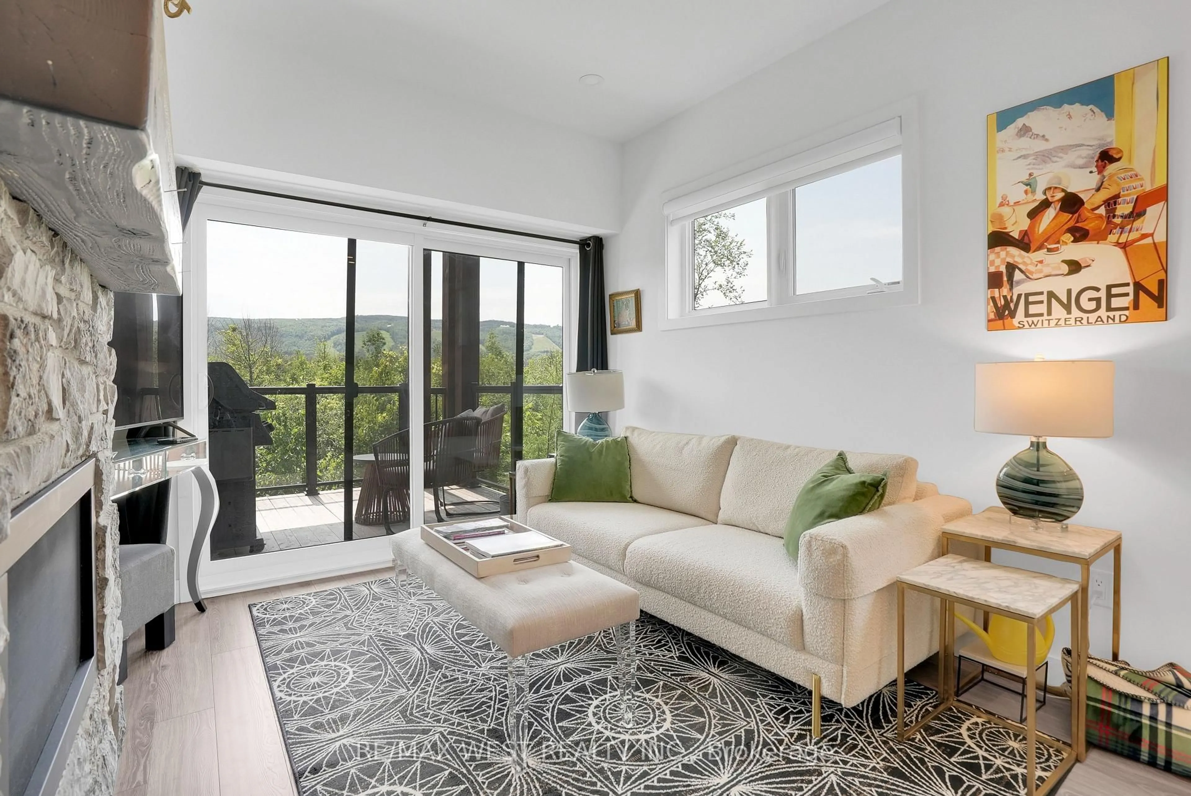 Living room with furniture, unknown for 20 Beckwith Lane #202, Blue Mountains Ontario L9Y 3B6