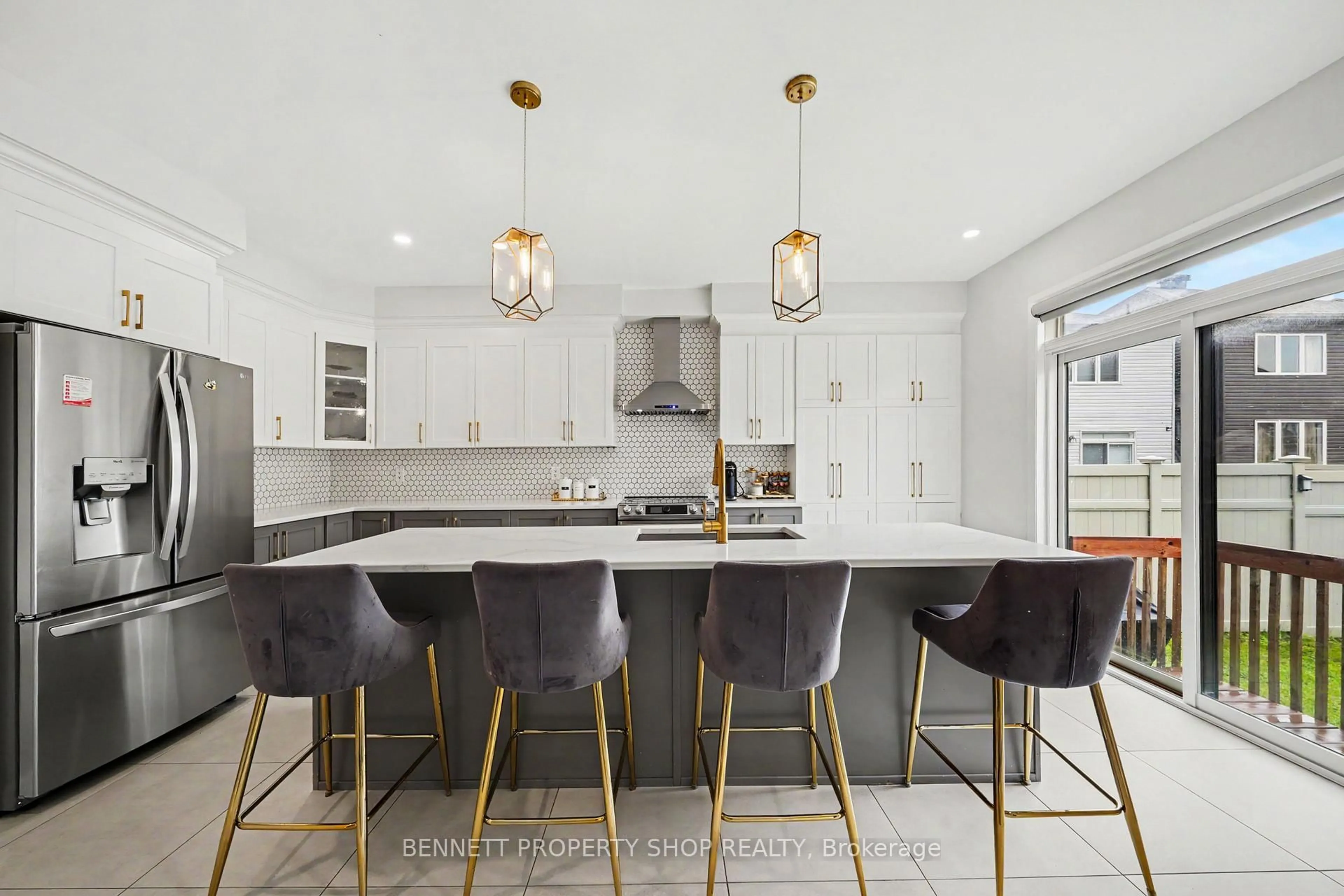 Contemporary kitchen, ceramic/tile floor for 95 Russet Terr, Ottawa Ontario K2J 6E8