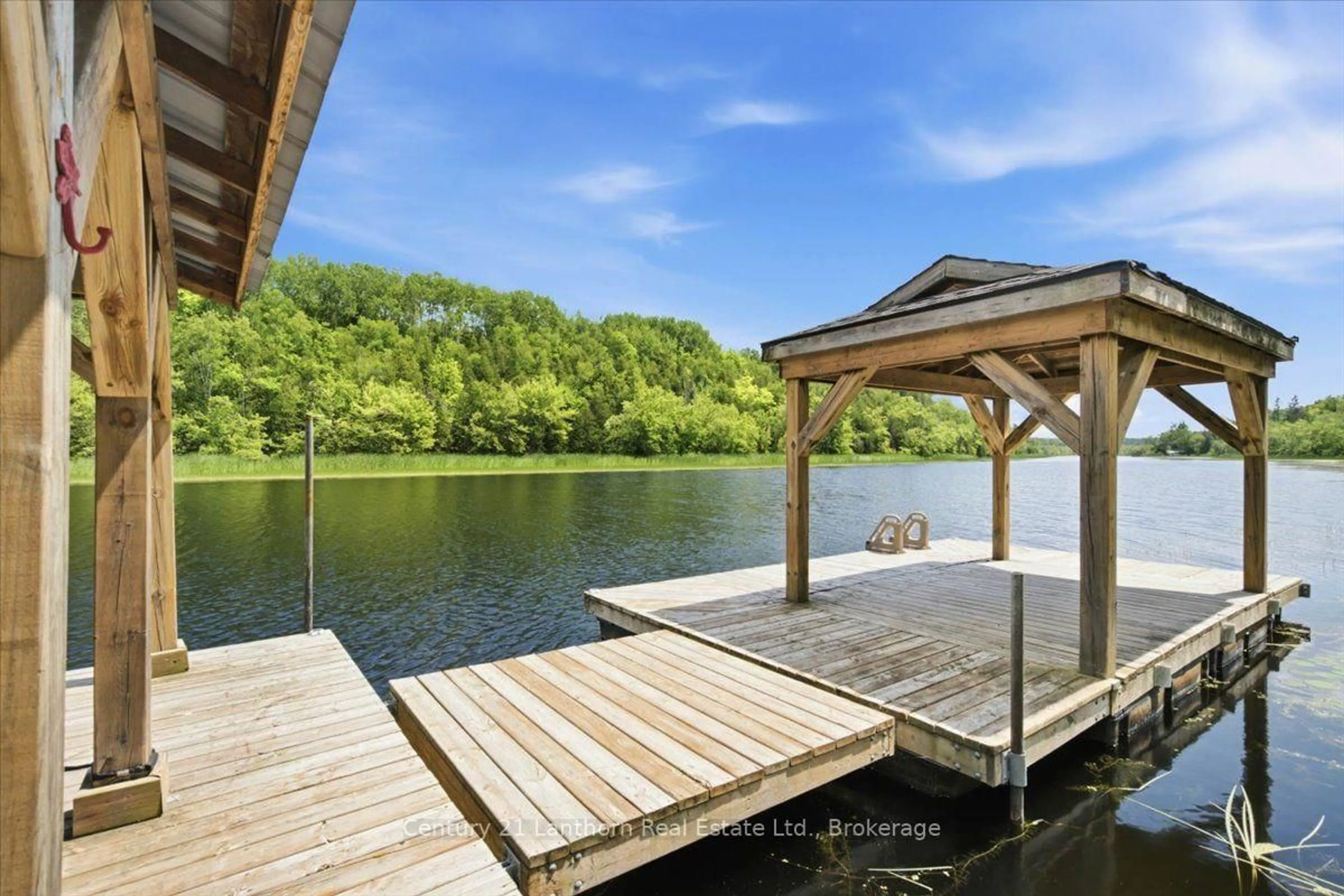 Patio, water/lake/river/ocean view for 673 Lahey Rd, Madoc Ontario K0K 2K0