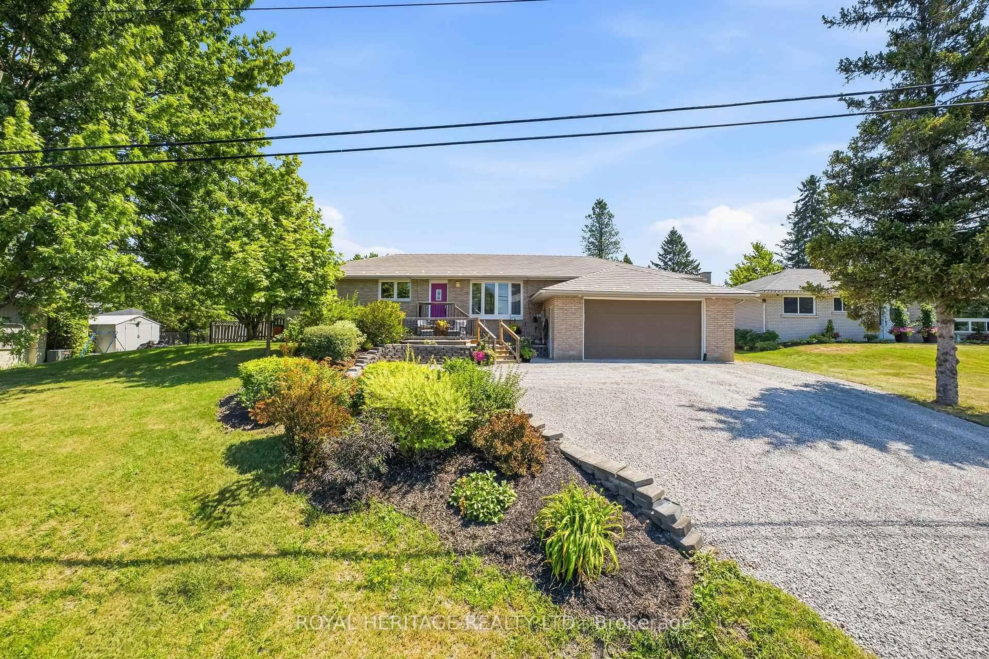 A pic from outside/outdoor area/front of a property/back of a property/a pic from drone, street for 2434 Wallbridge Loyalist Rd, Quinte West Ontario K0K 2B0