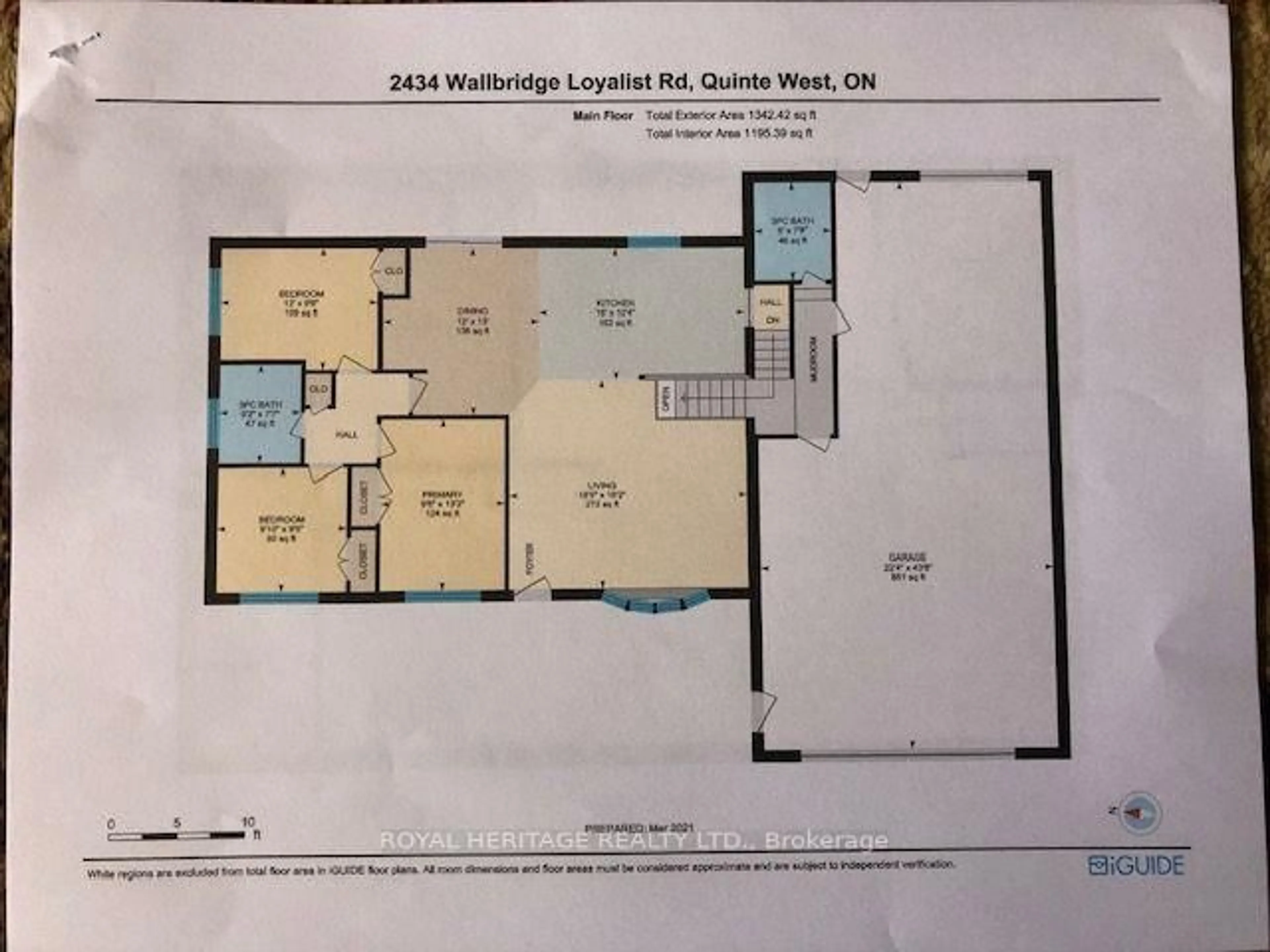 Floor plan for 2434 Wallbridge Loyalist Rd, Quinte West Ontario K0K 2B0