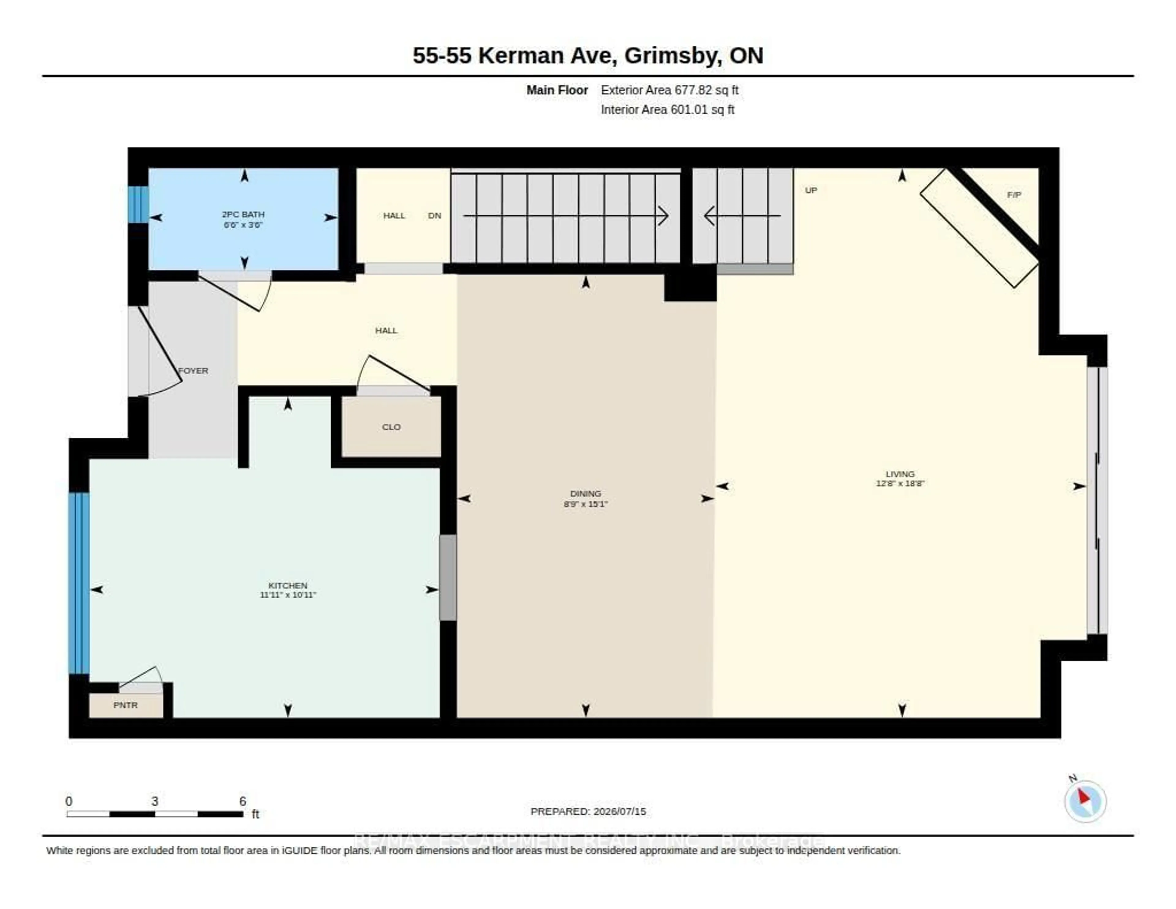 Floor plan for 55 Kerman Ave #55, Grimsby Ontario L3M 5G2