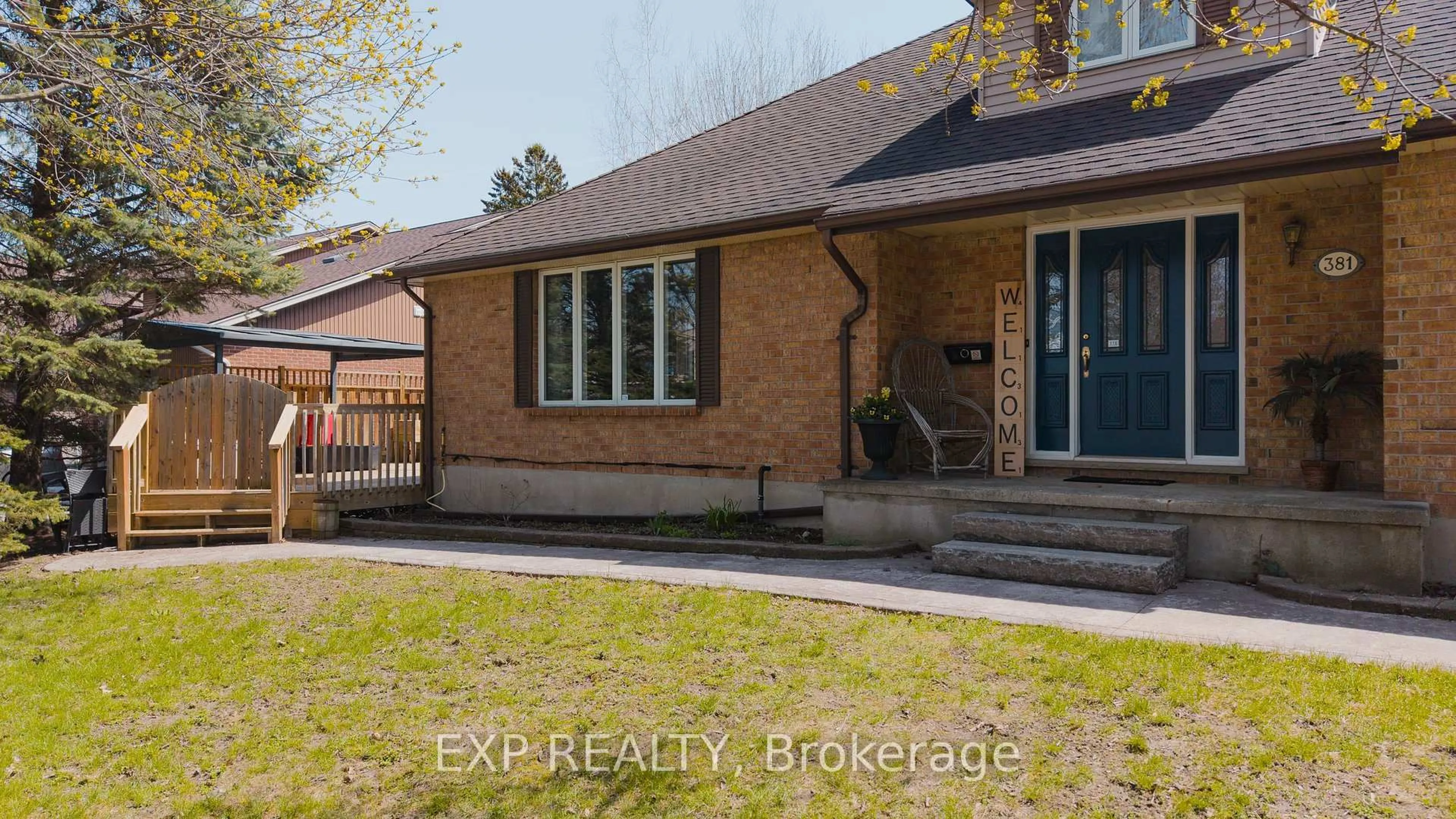 Home with brick exterior material, street for 381 Timlock Pl, Waterloo Ontario N2K 3J2