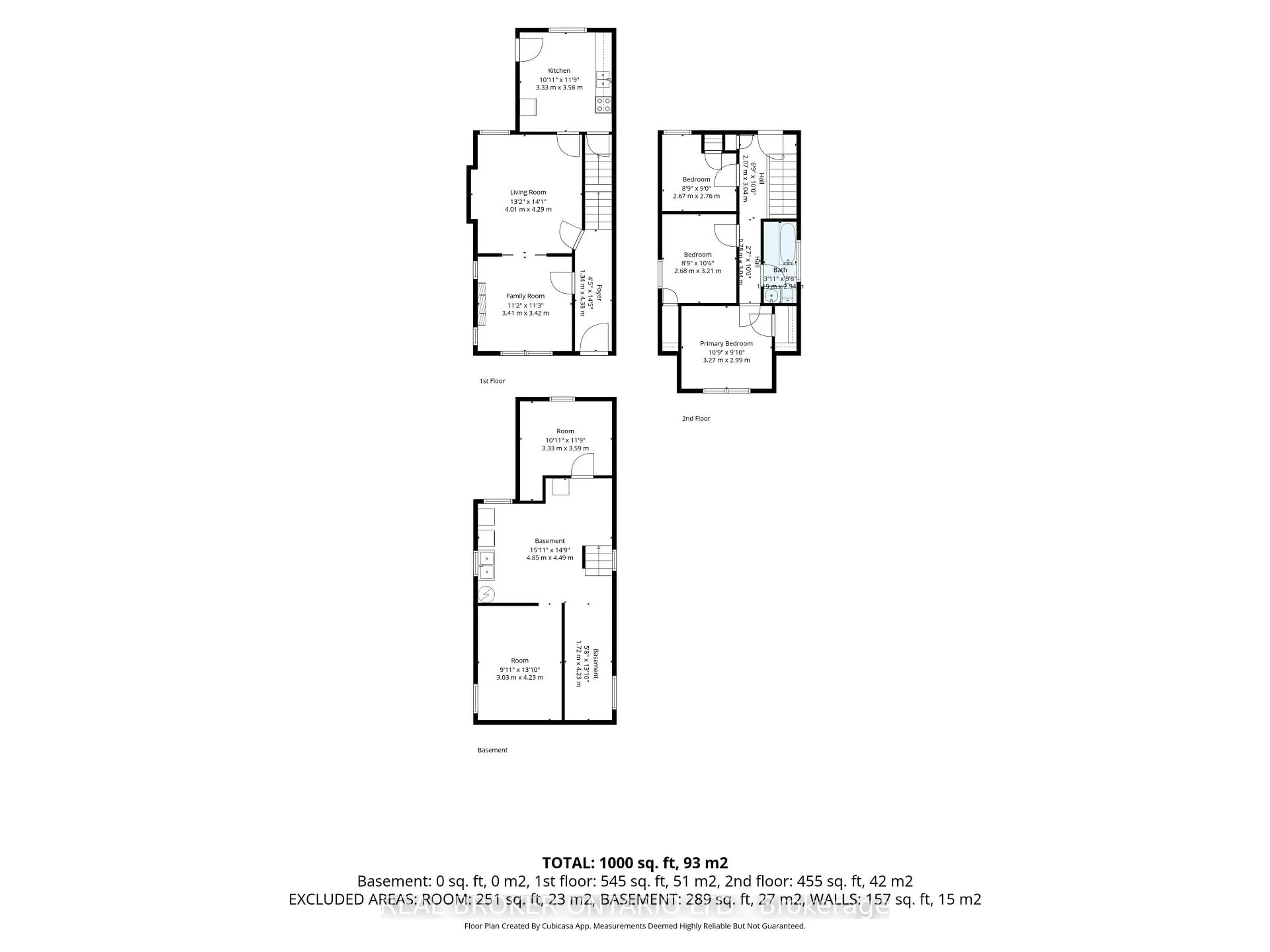 Floor plan for 23 Edgemont St, Hamilton Ontario L8H 4C7