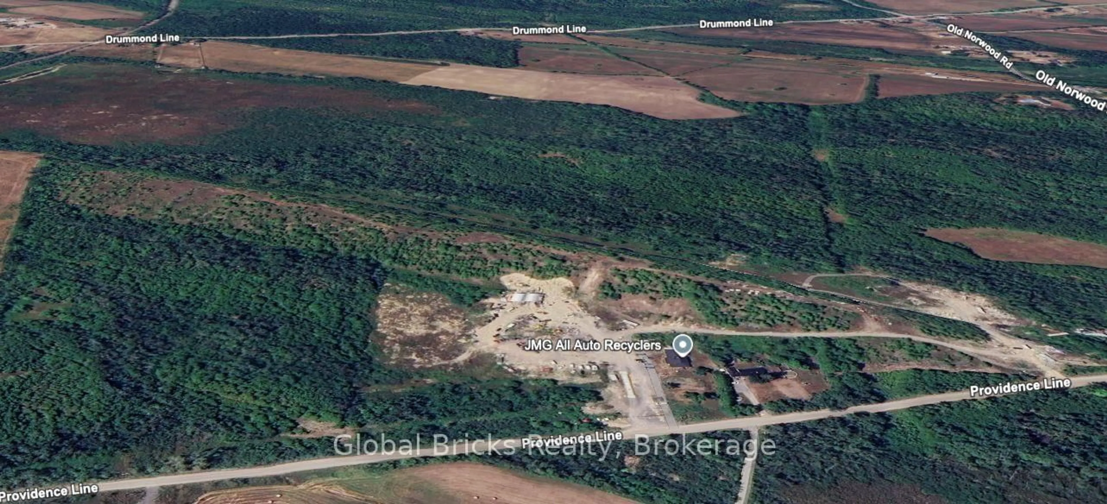 A pic from outside/outdoor area/front of a property/back of a property/a pic from drone, unknown for 2420 Providence Line, Otonabee-South Monaghan Ontario K9J 6X8