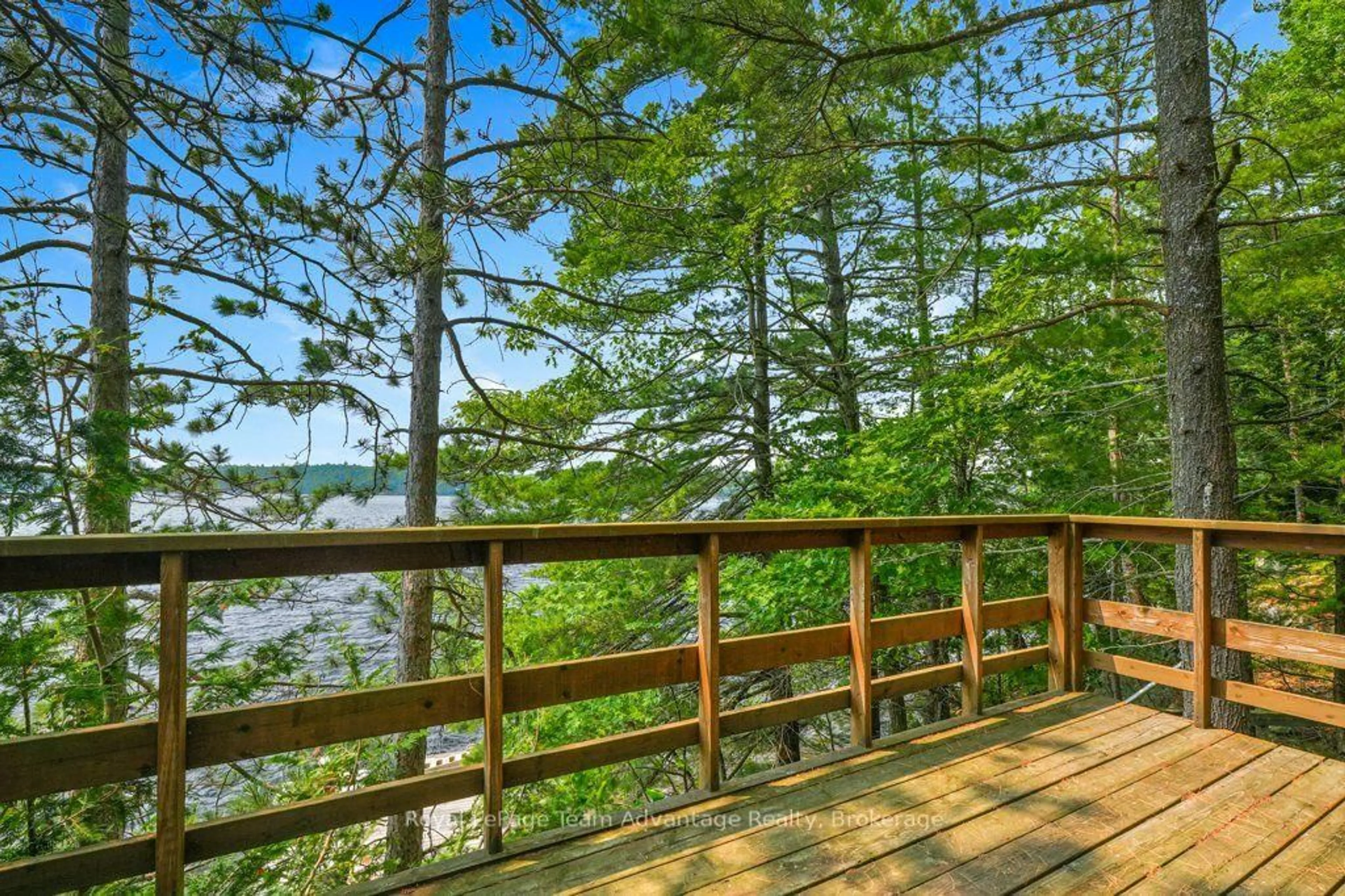 Patio, water/lake/river/ocean view for 102 Blackstone Lake Water, The Archipelago Ontario P2A 0B7