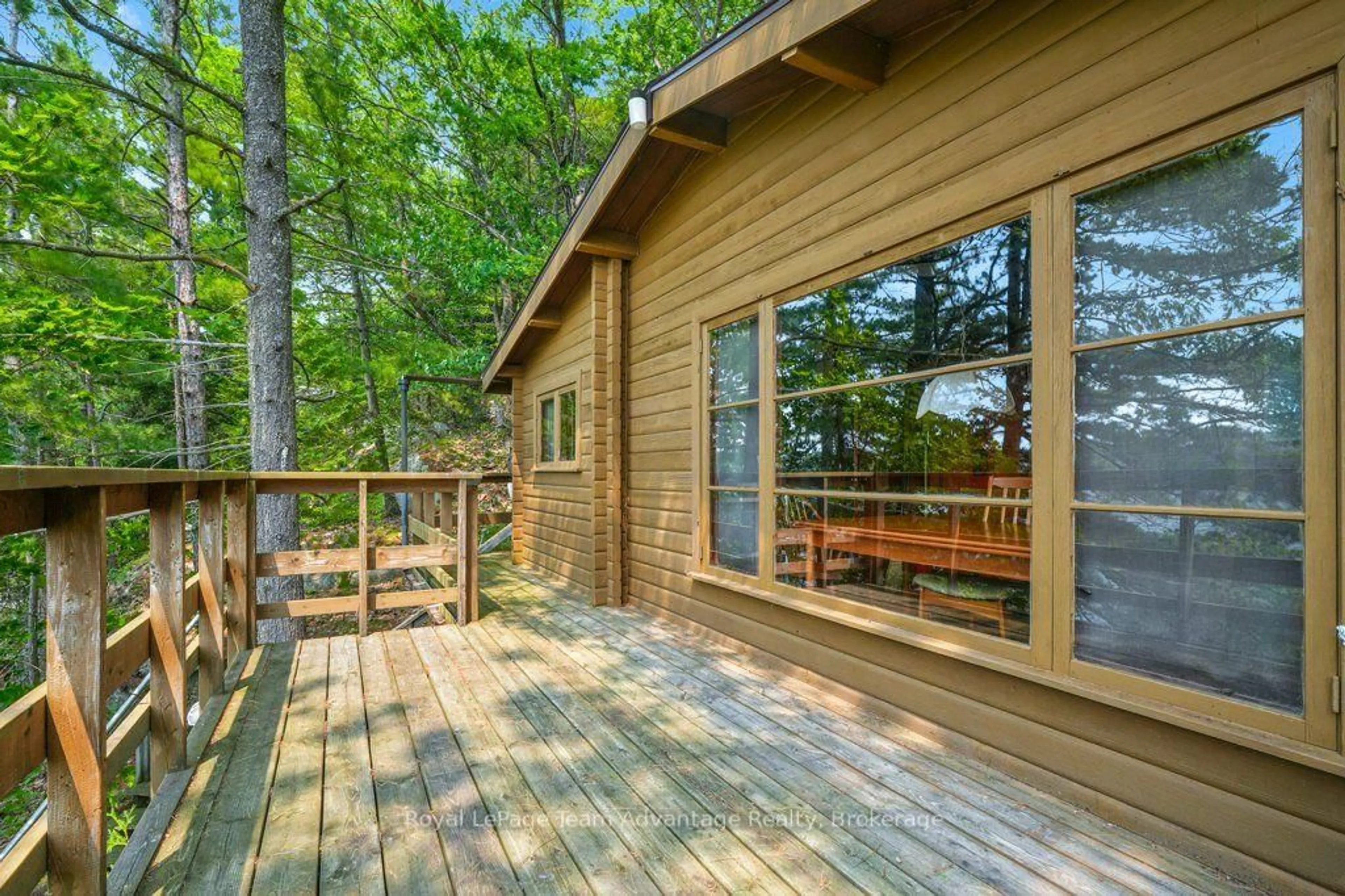 Patio, water/lake/river/ocean view for 102 Blackstone Lake Water, The Archipelago Ontario P2A 0B7