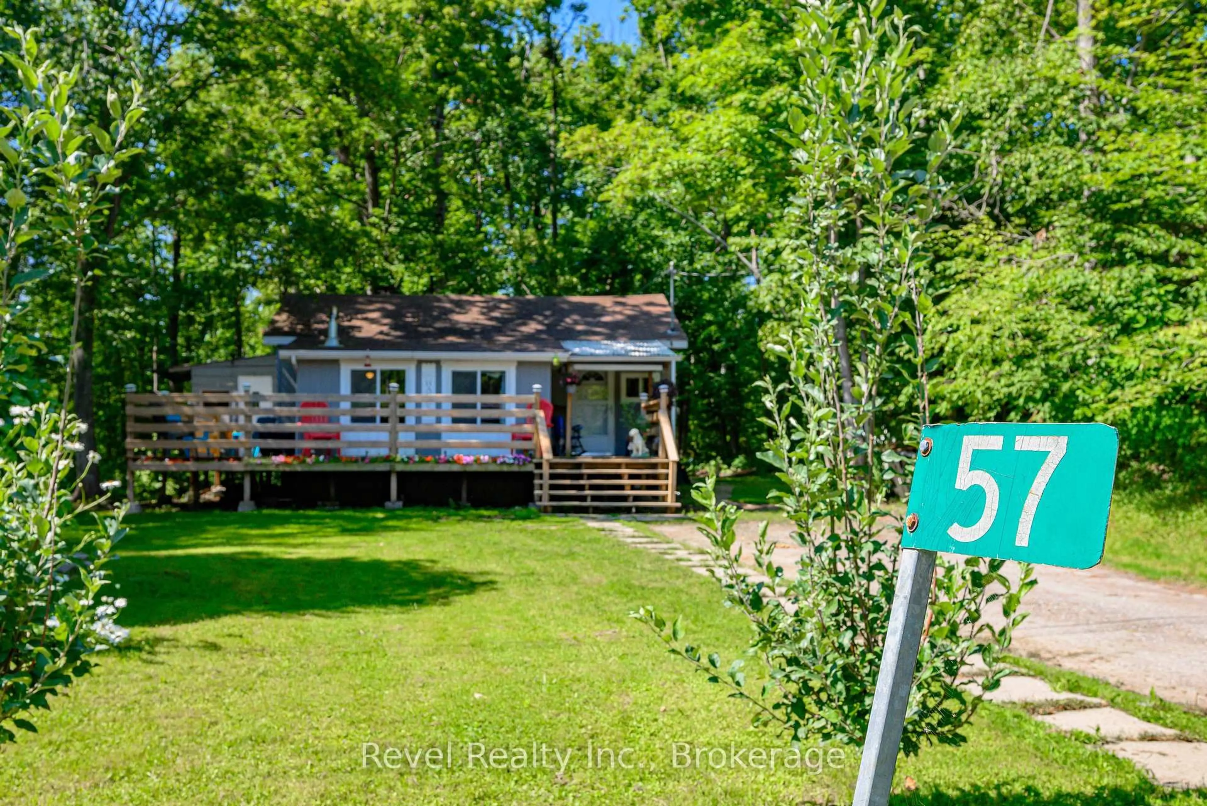 A pic from outside/outdoor area/front of a property/back of a property/a pic from drone, street for 57 ROLLIE'S BAY Rd, Curve Lake First Nation 35 Ontario K0L 1R0