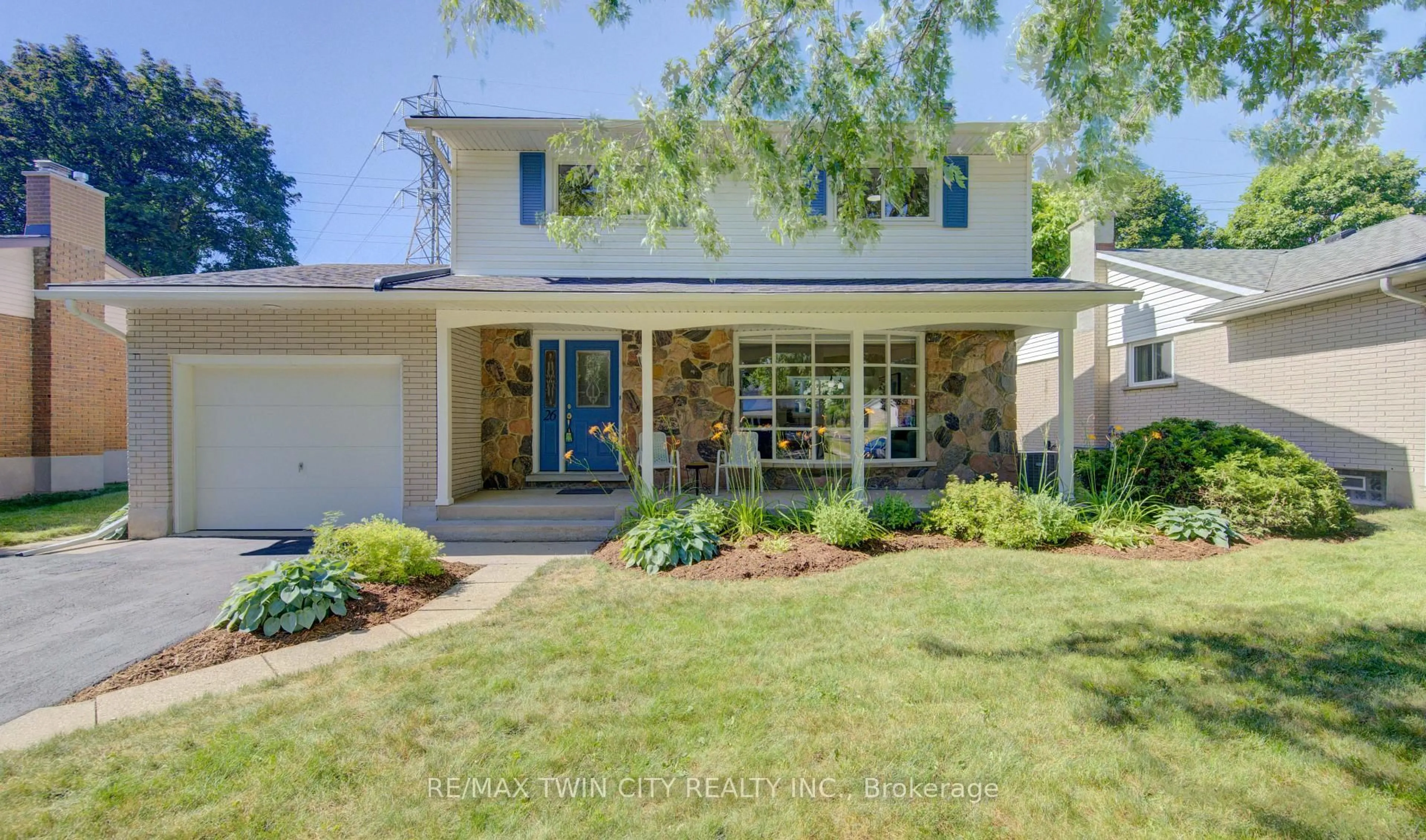 Home with brick exterior material, street for 26 Penrose Ave, Waterloo Ontario N2A 1E8