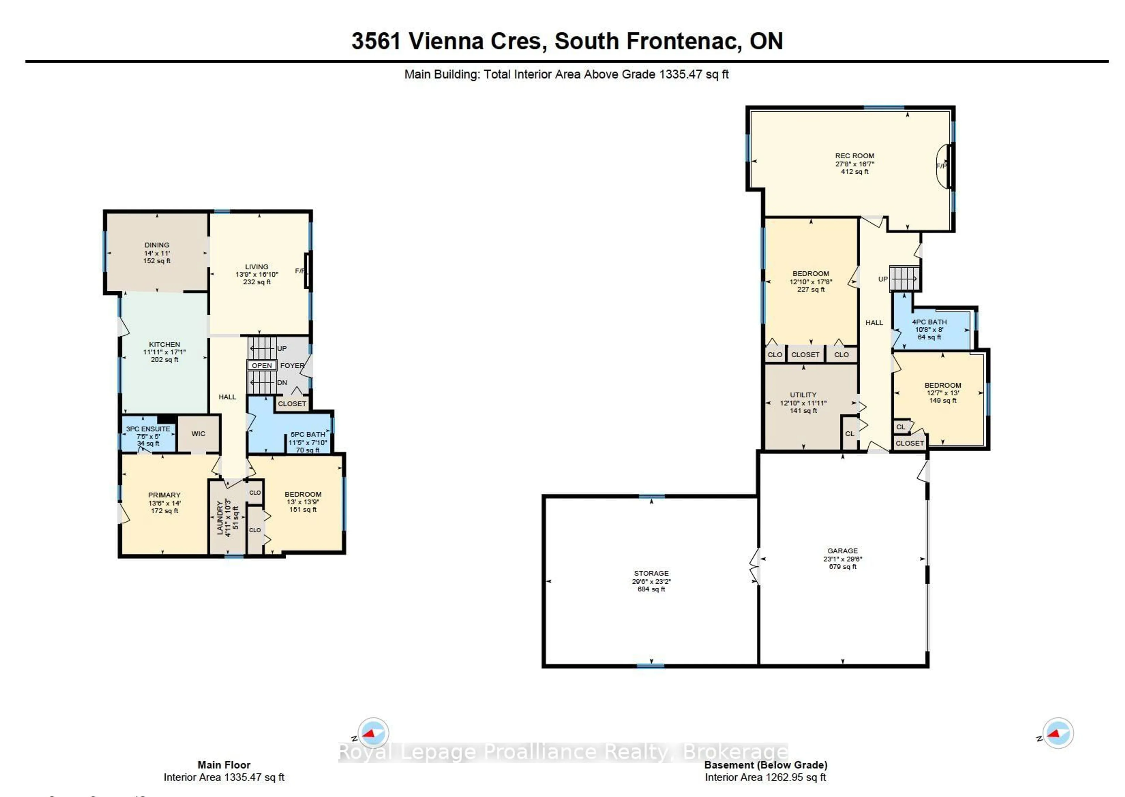 Floor plan for 3561 Vienna Cres, Mcdonalds Corners Ontario K0H 1M0