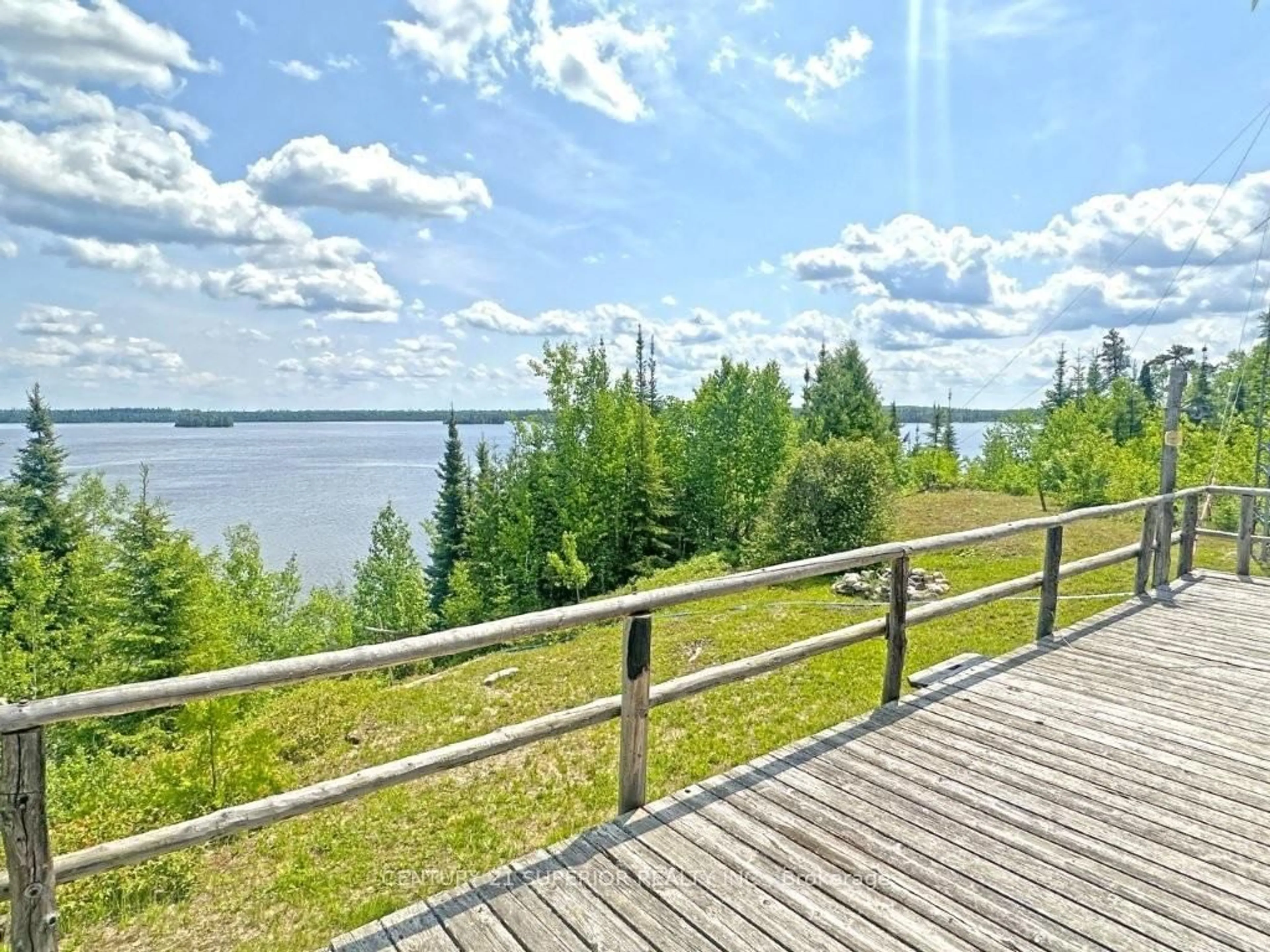 Patio, water/lake/river/ocean view for 234 Eagle Nest Road, Greenstone Ontario P0T 2H0