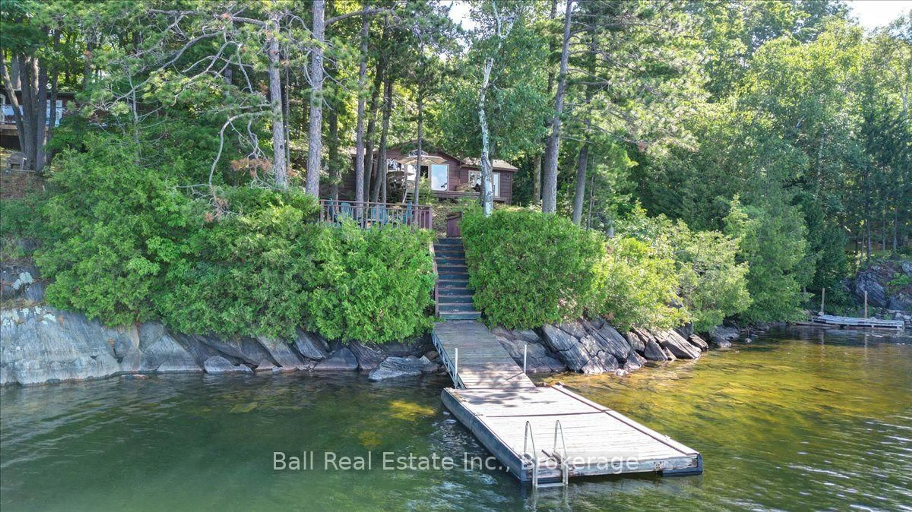 A pic from outside/outdoor area/front of a property/back of a property/a pic from drone, water/lake/river/ocean view for 408 Jennison Rd, Hastings Ontario K0L 1W0
