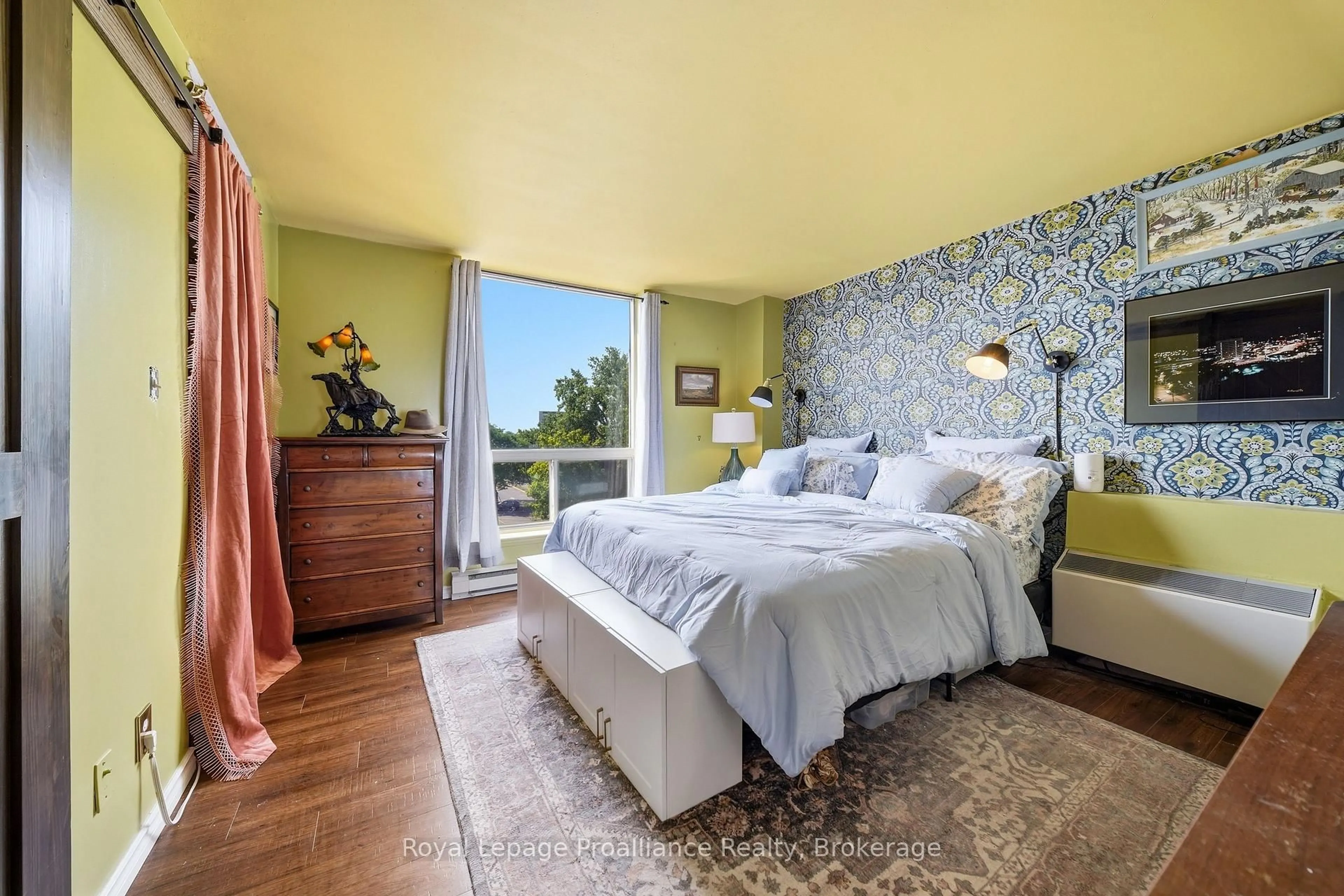 Bedroom with bed, unknown for 344 Front St #401, Belleville Ontario K8N 5M4