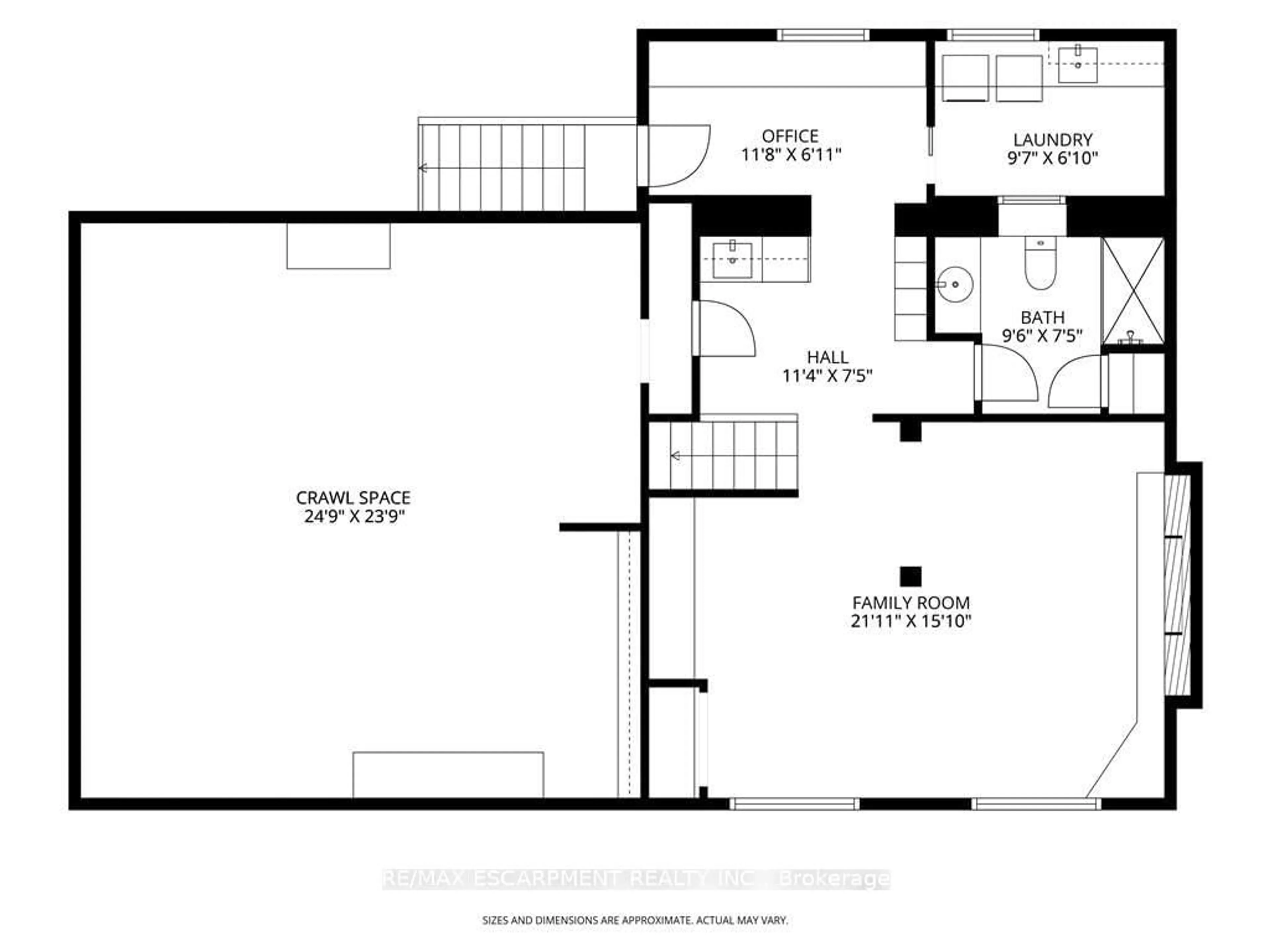 Floor plan for 302 Harmony Rd, Hamilton Ontario L9G 2T2