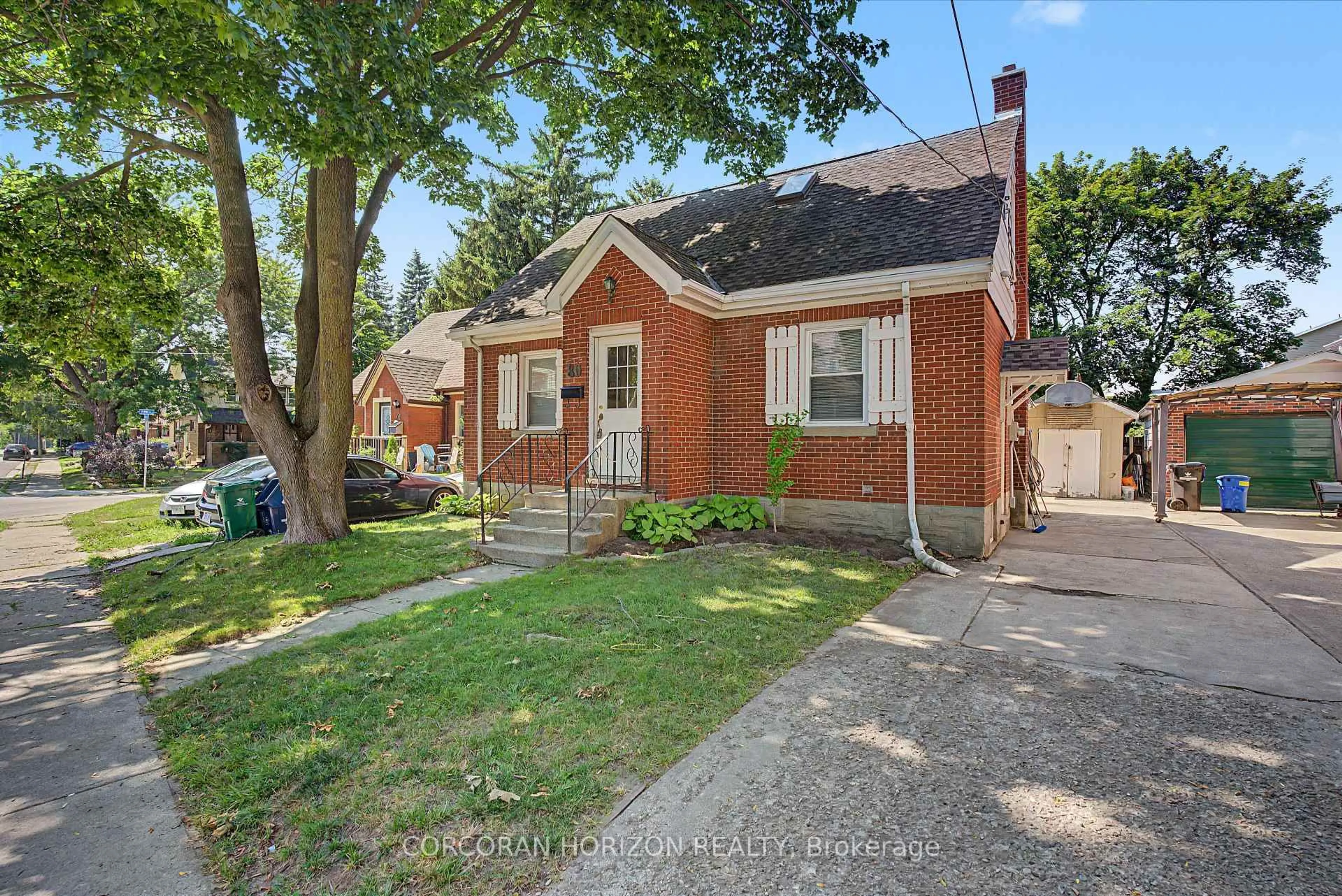Home with brick exterior material, street for 80 Blucher St, Kitchener Ontario N2H 5V1