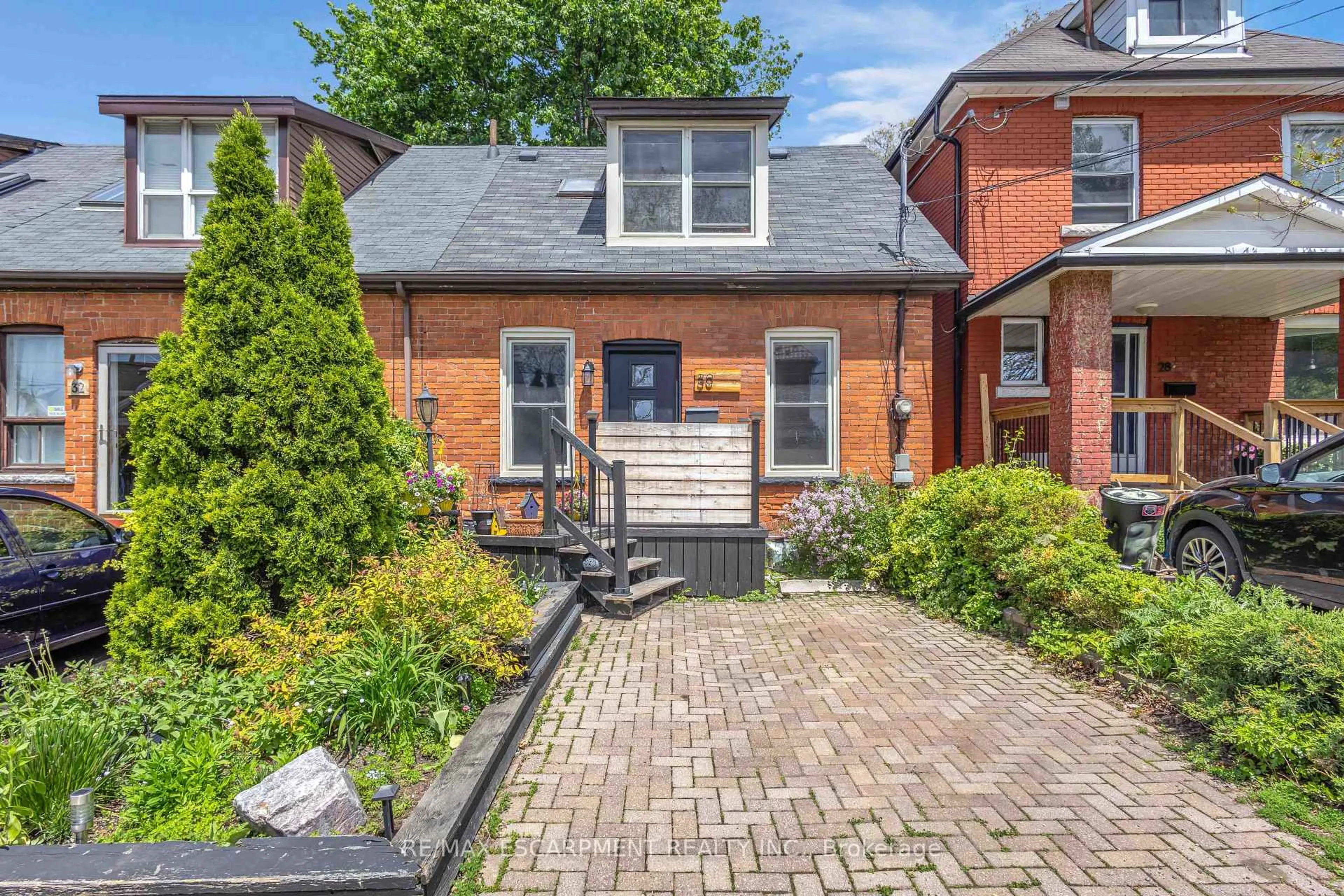 Home with brick exterior material, street for 30 Sunset Ave, Hamilton Ontario L8R 1V6