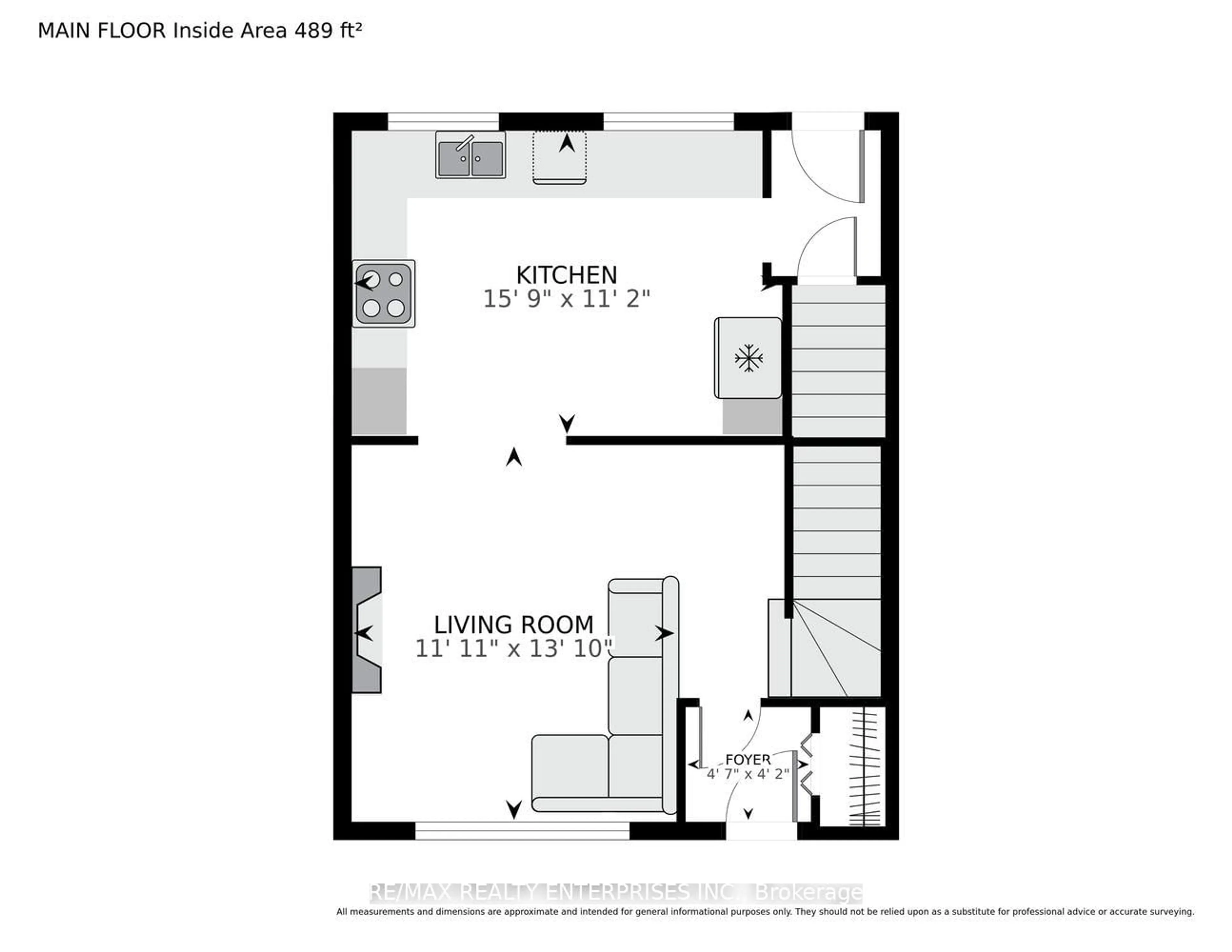 Floor plan for 855 Howe Terr, Prescott Ontario K0E 1T0