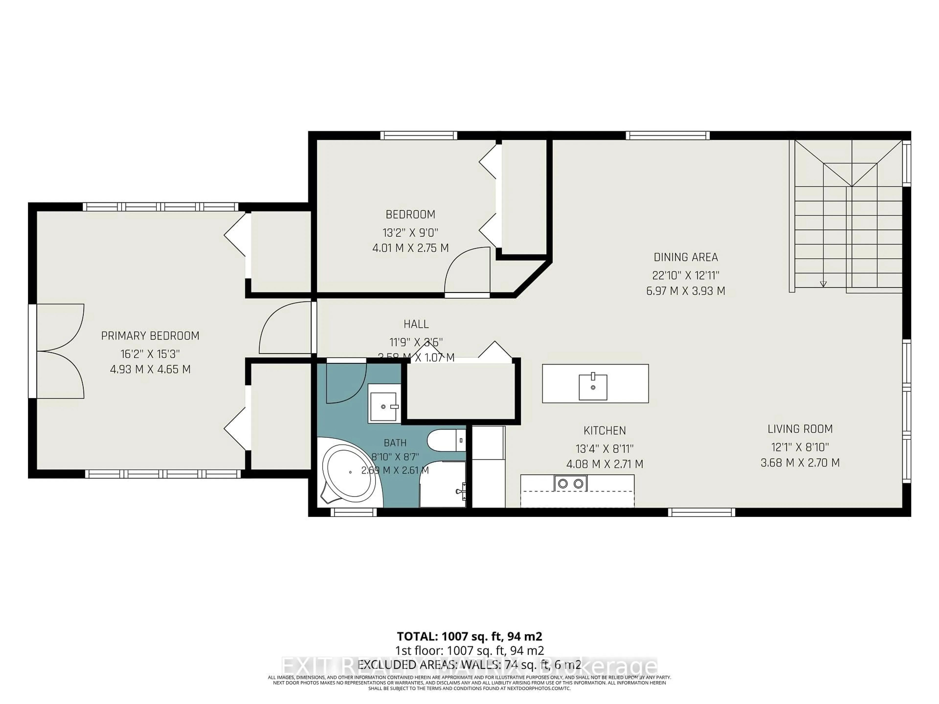 Floor plan for 59 Laval St, Ottawa Ontario K1L 7Z7