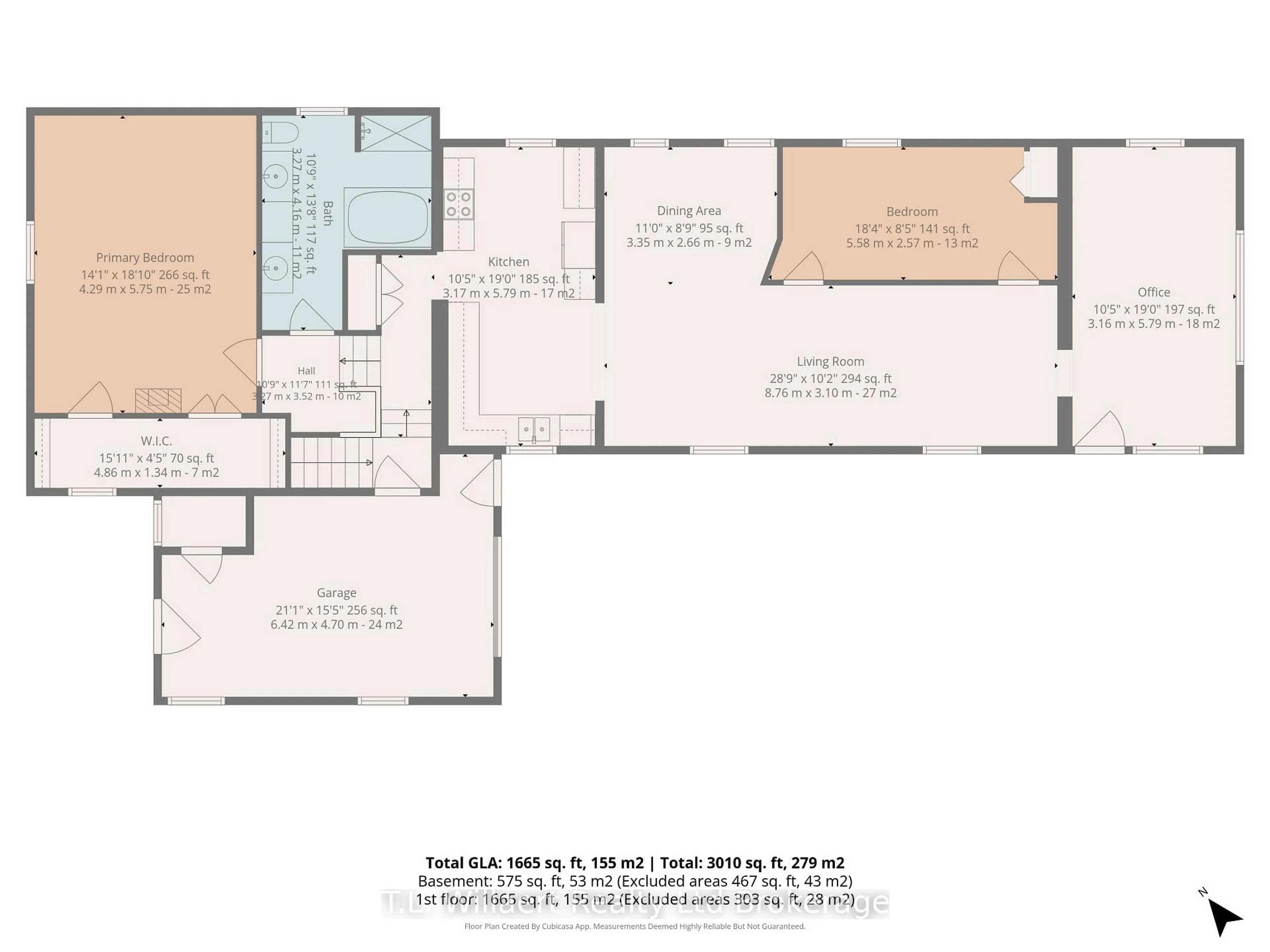 Floor plan for 17 Potters Rd, Tillsonburg Ontario N4G 2G9