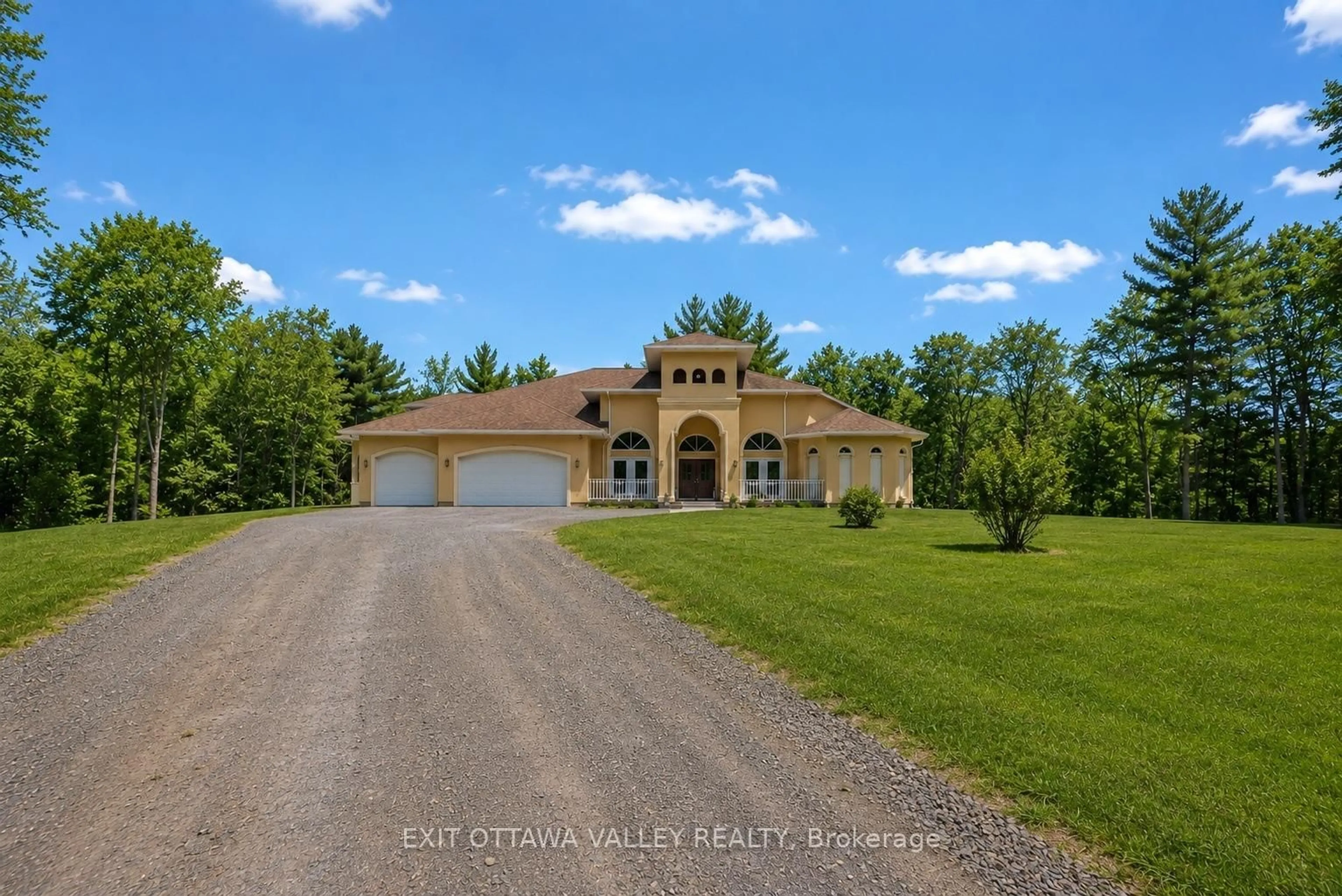 A pic from outside/outdoor area/front of a property/back of a property/a pic from drone, water/lake/river/ocean view for 740 Walford Rd, Pembroke Ontario K8A 6W5