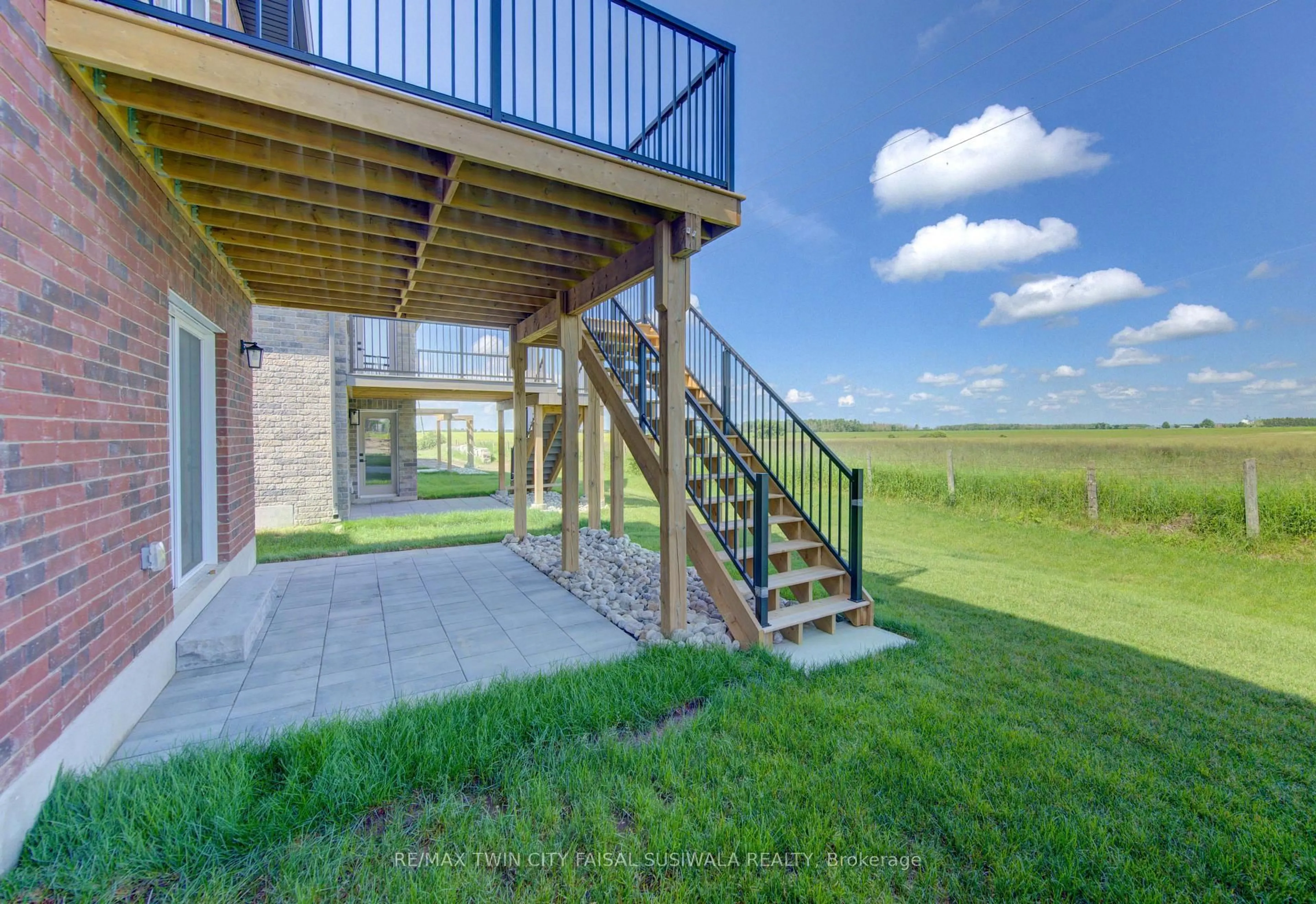 A pic from outside/outdoor area/front of a property/back of a property/a pic from drone, water/lake/river/ocean view for 108 Bedell Dr, Mapleton Ontario N0G 1P0