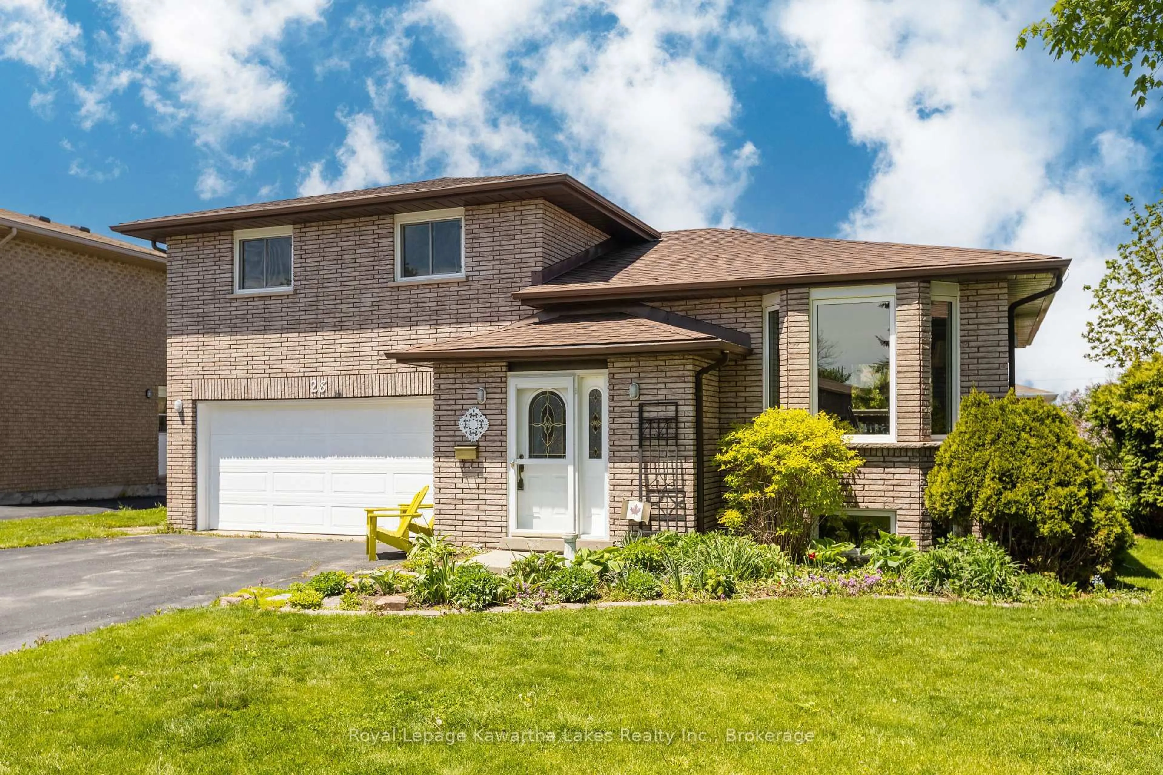 Home with brick exterior material, street for 28 Andrew Dr, Kawartha Lakes Ontario K9V 5W6