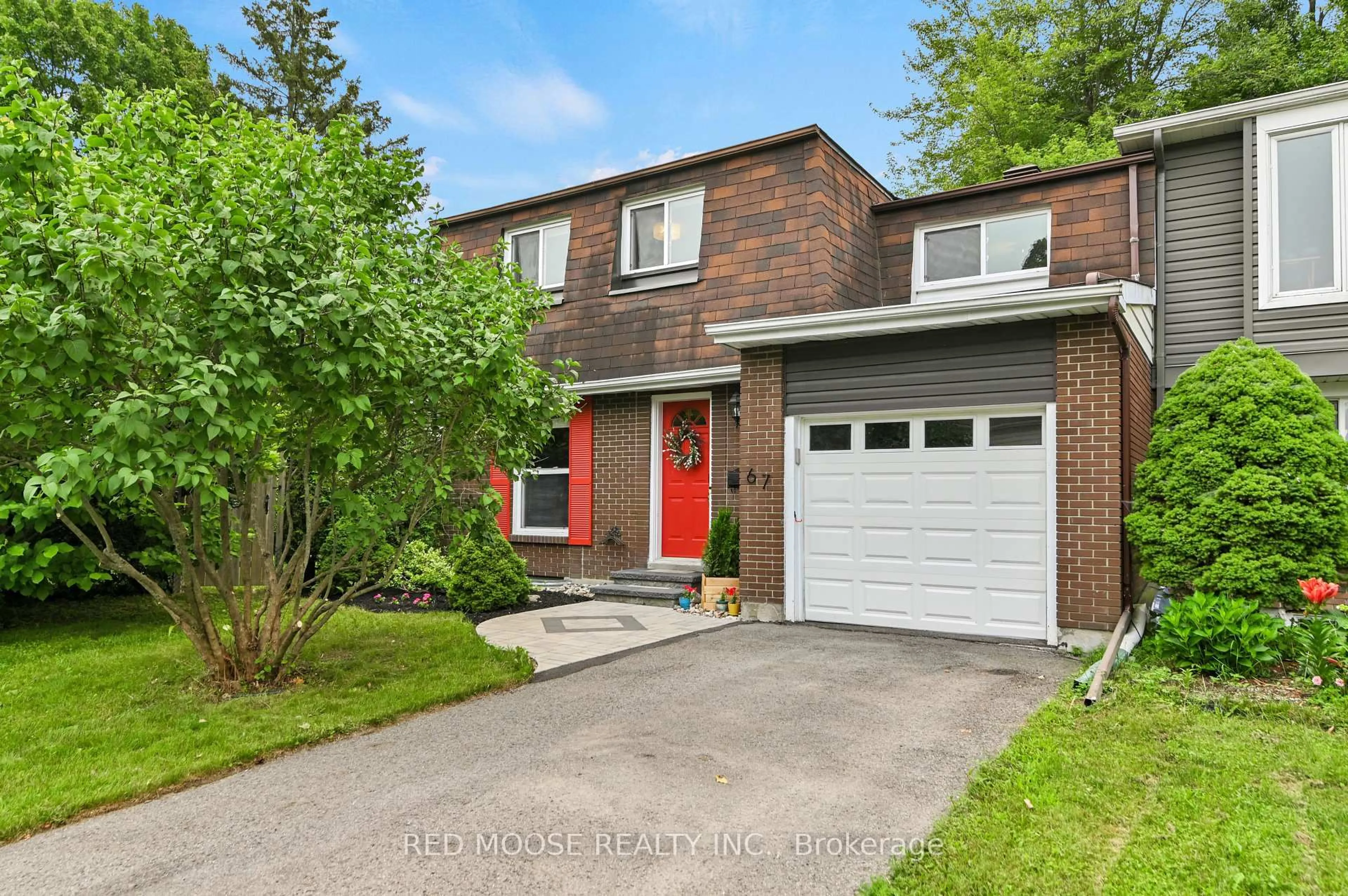Home with brick exterior material, street for 67 Valewood Cres, Ottawa Ontario K1B 4G1