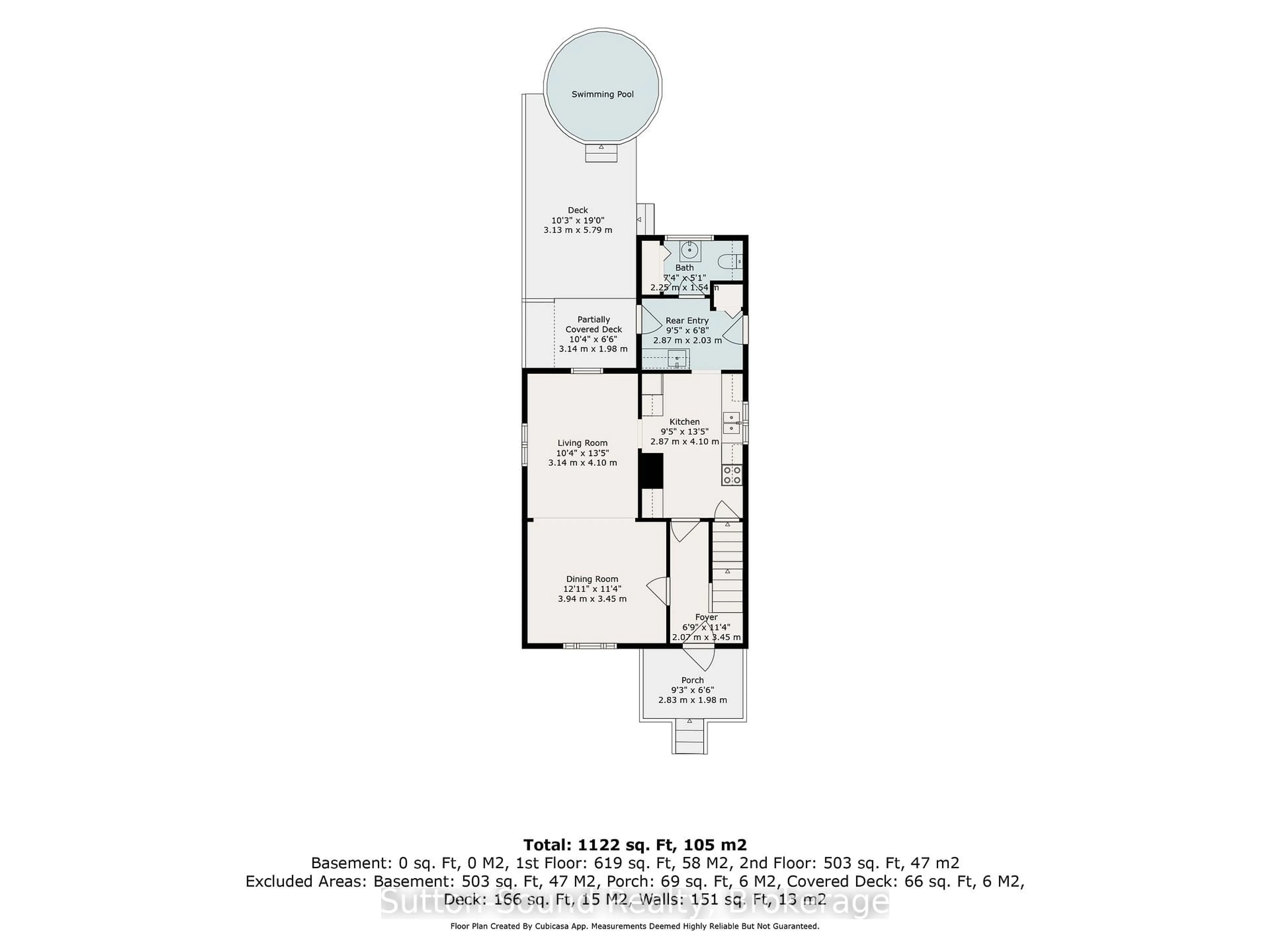 Floor plan for 1540 5th Ave, Owen Sound Ontario N4K 5B5