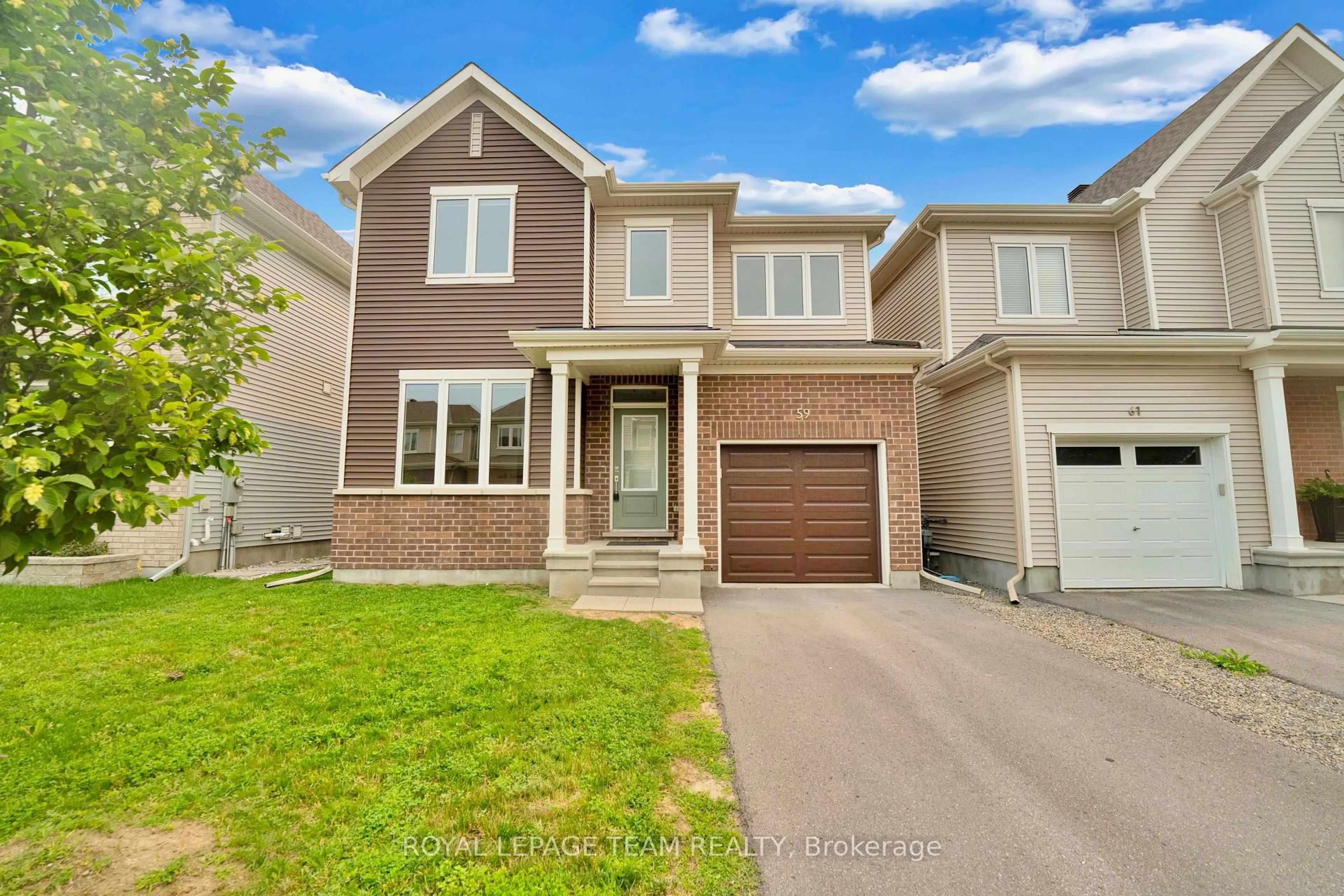 Home with brick exterior material, street for 59 MOONBEAM St, Ottawa Ontario K2J 0K6