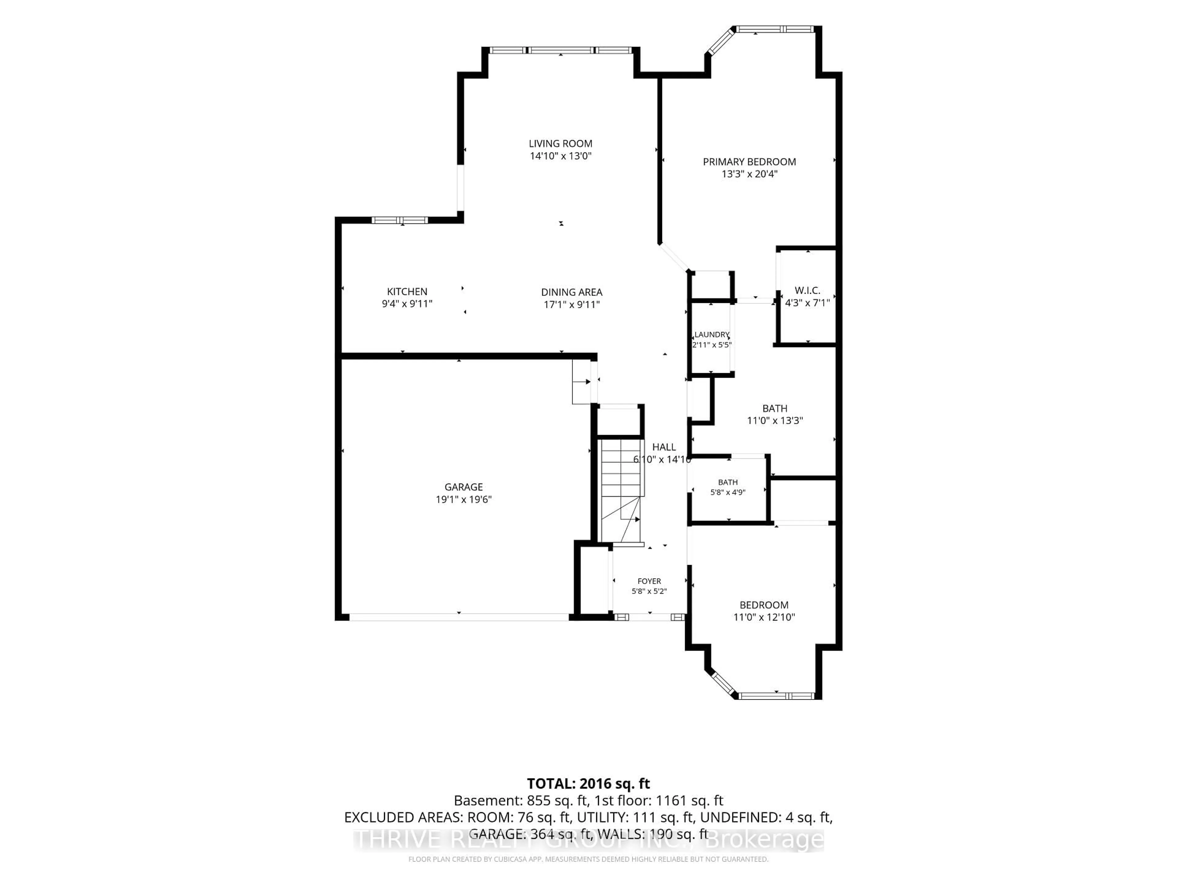 Floor plan for 1574 Richmond St #3, London North Ontario N6G 5H7